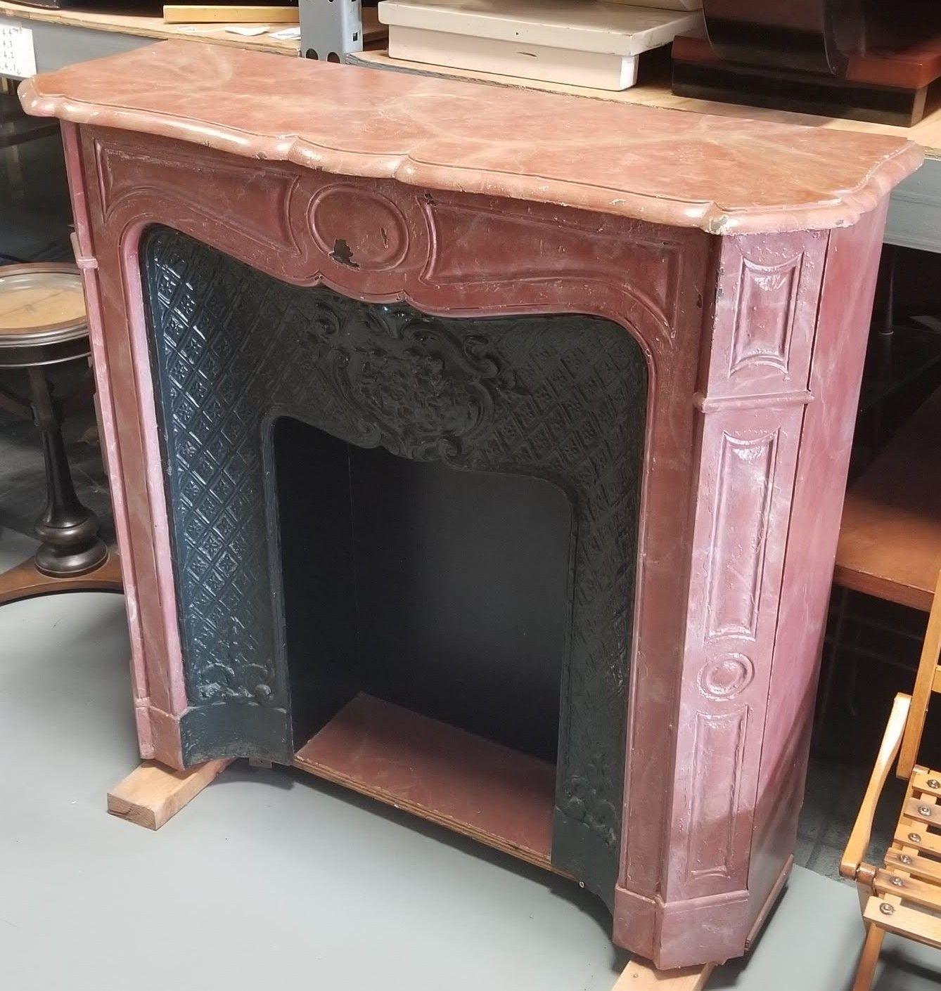 faux victorian fireplace
