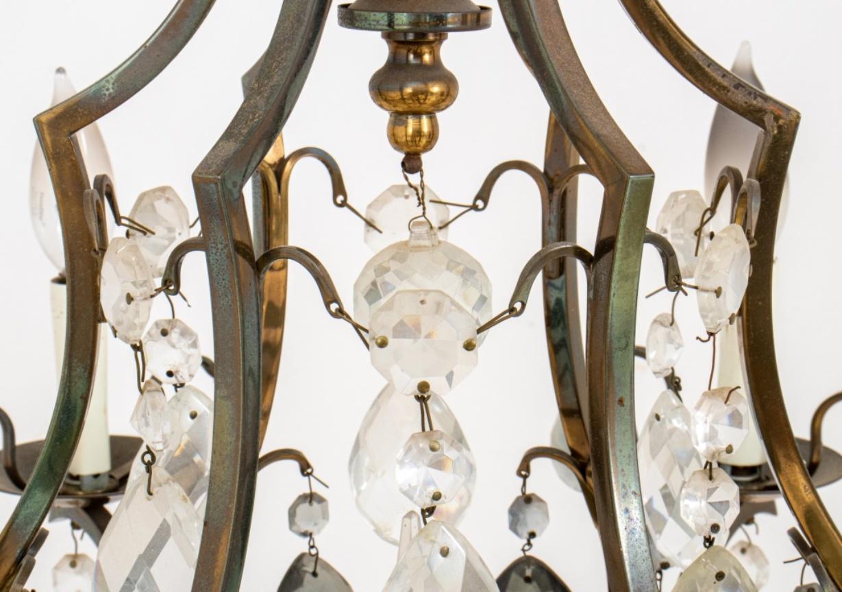 Louis XV Style Cage Form Six Light Chandelier For Sale 4