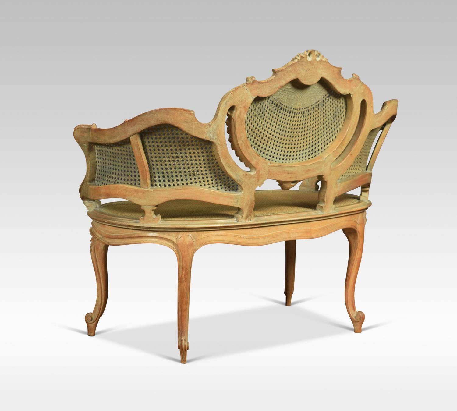 French Louis XV Style Canapé Settee