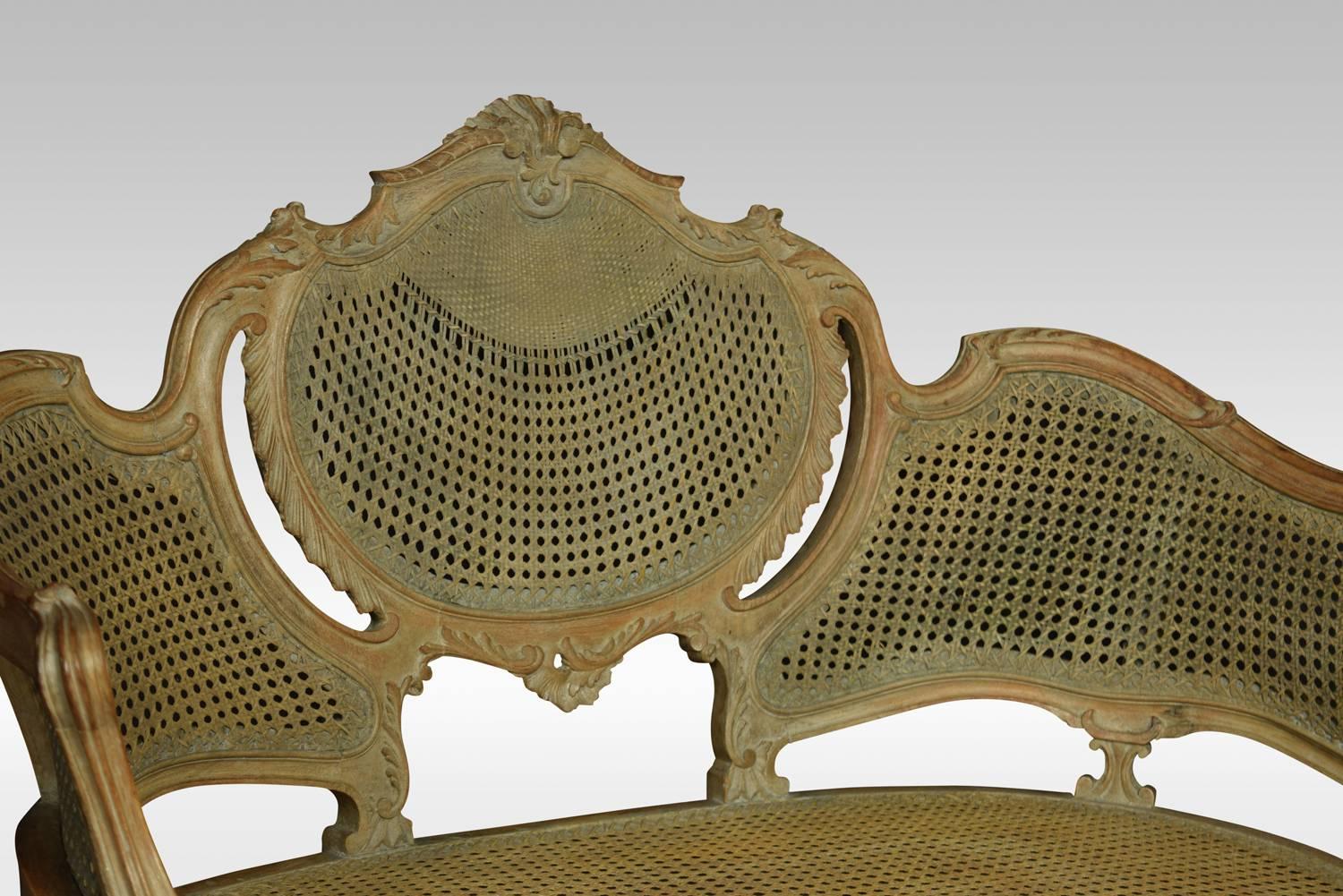 Louis XV Style Canapé Settee In Good Condition In Cheshire, GB