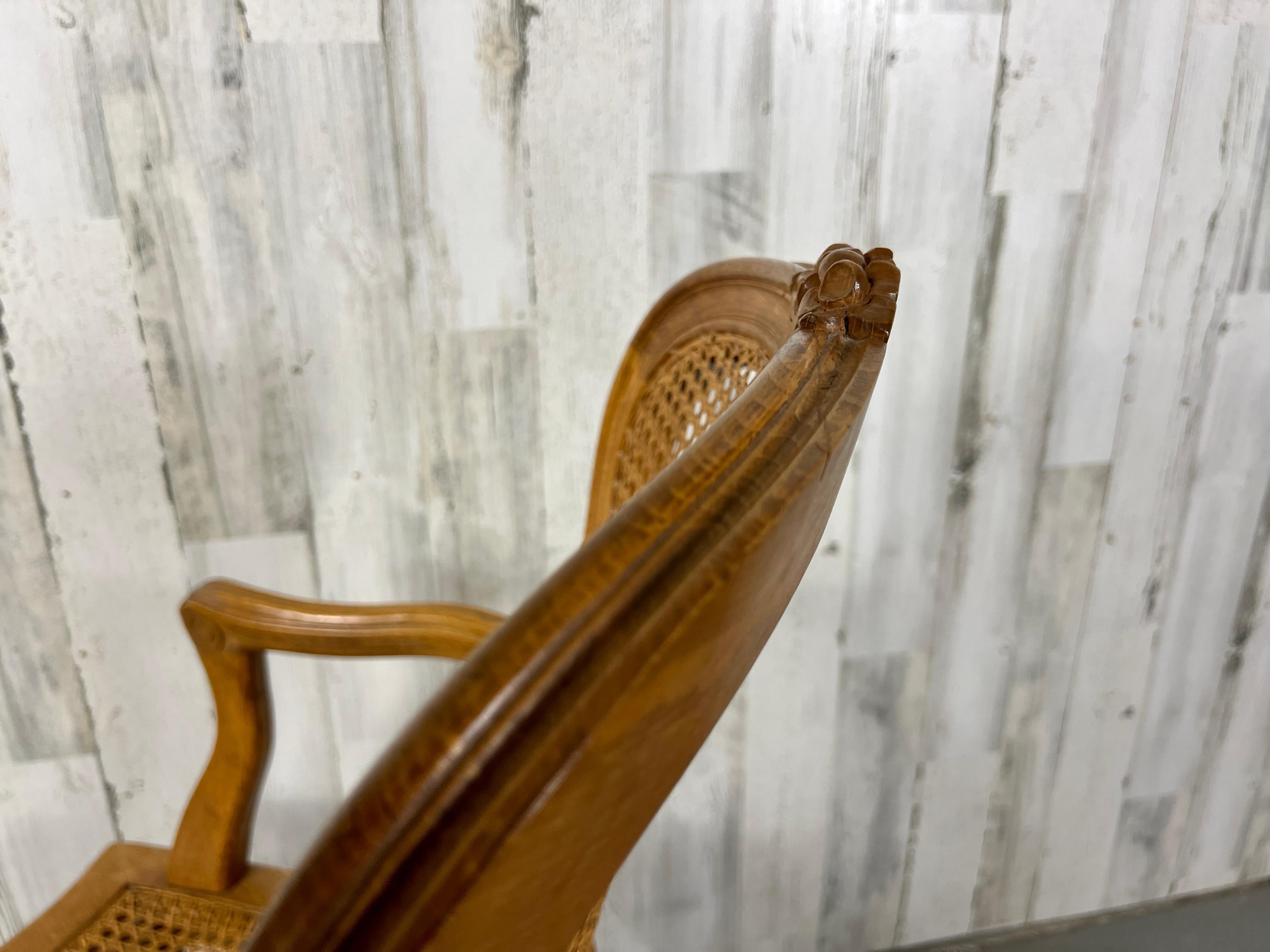 Louis XV style Cane Arm Chair 9
