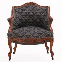 Louis XV style Carved Boudoir Chair, C. 1910. Perfect for your dog or cat!