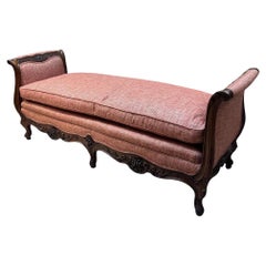 Louis XV Style Carved French Daybed