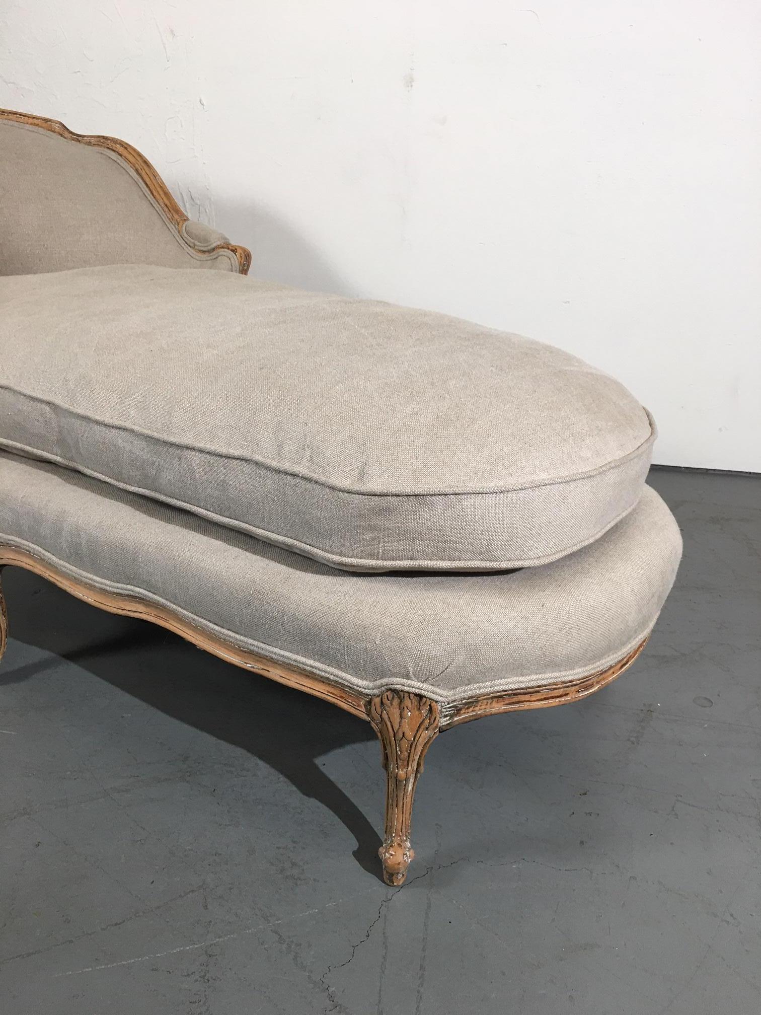 Mid-20th Century Louis XV Style Chaise