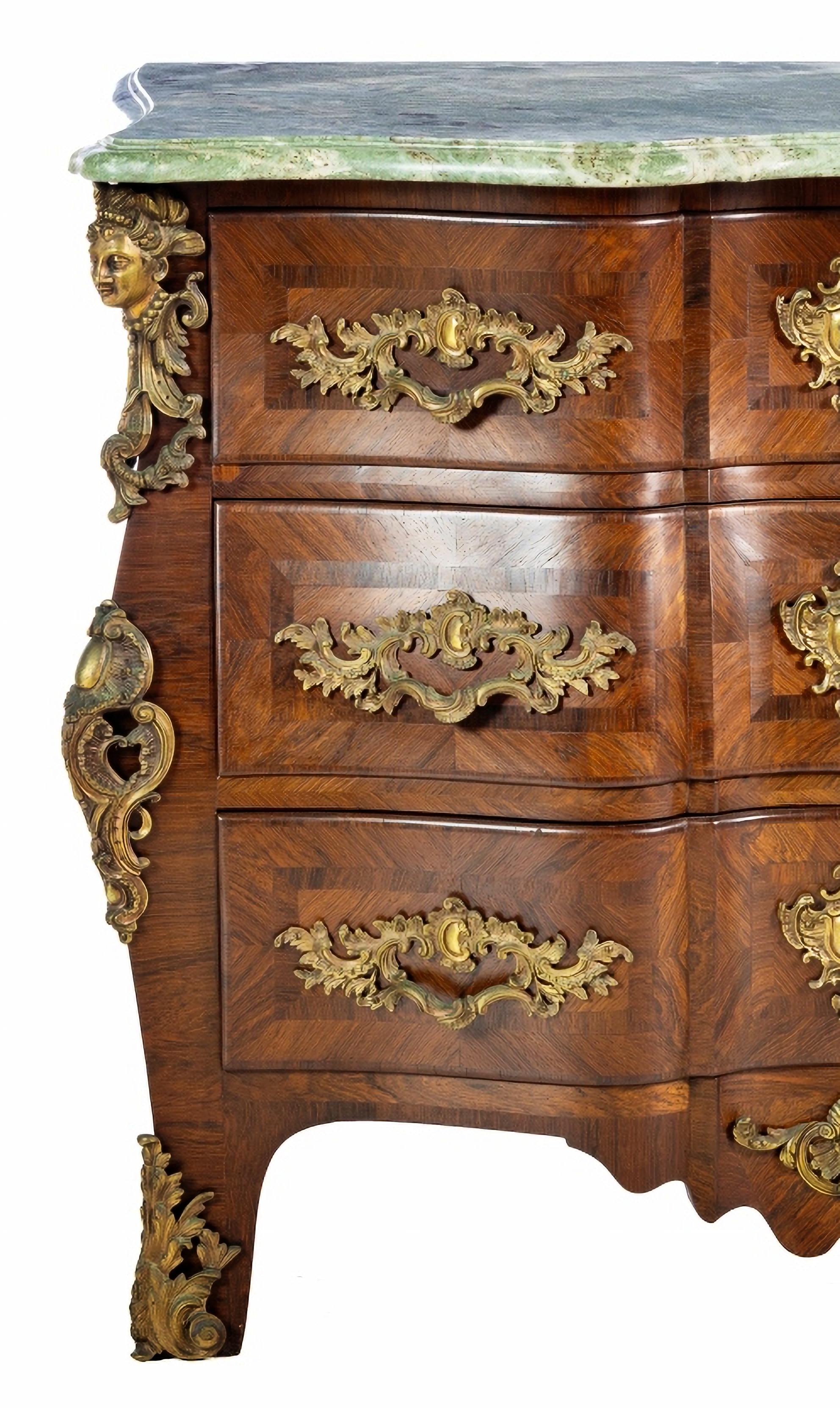 Louis XV LOUIS XV STYLE CHEST OF DRAWERS  French, end 19thCentury/20th Century For Sale