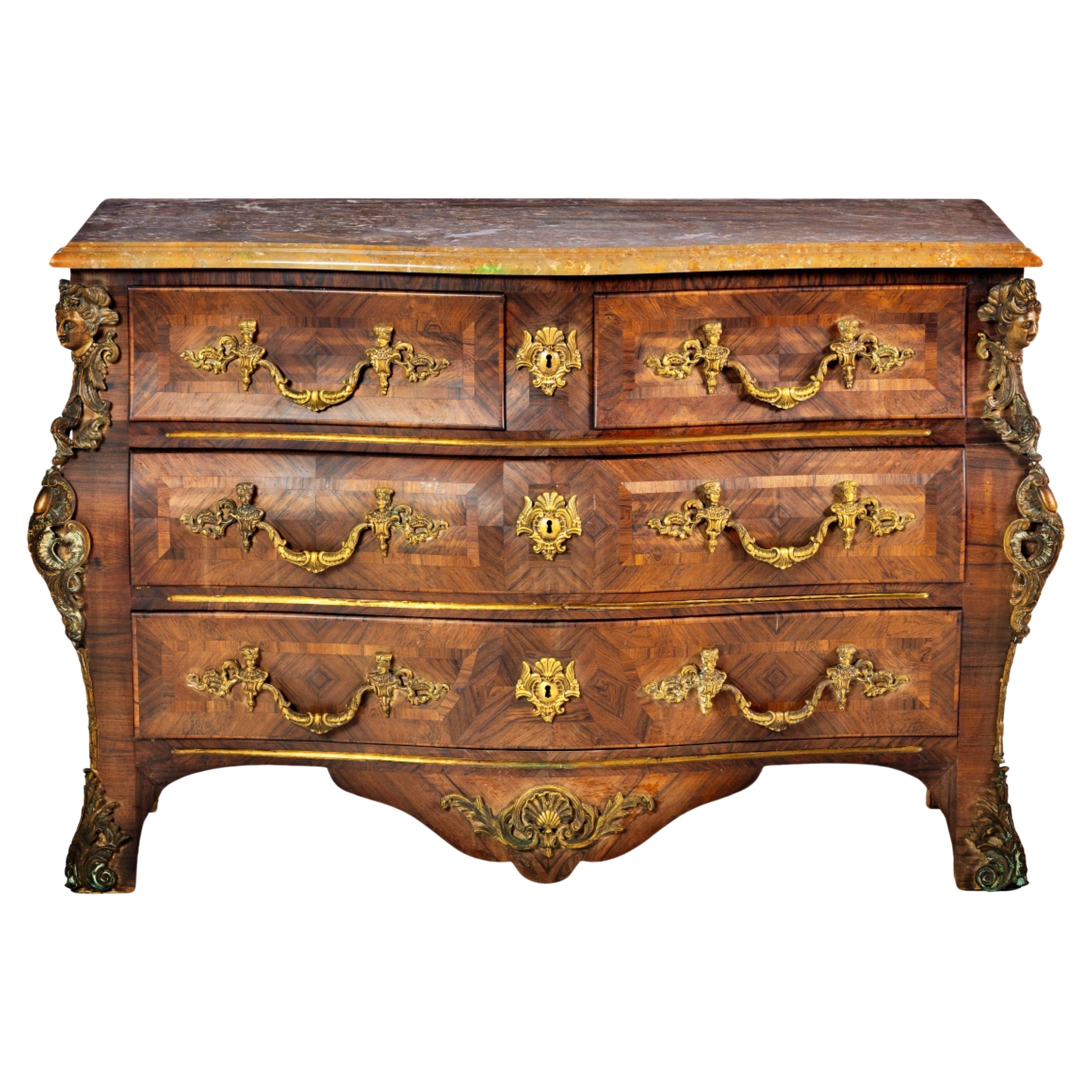 LOUIS XV STYLE CHEST OF DRAWERS  French, end 19thCentury/20th Century