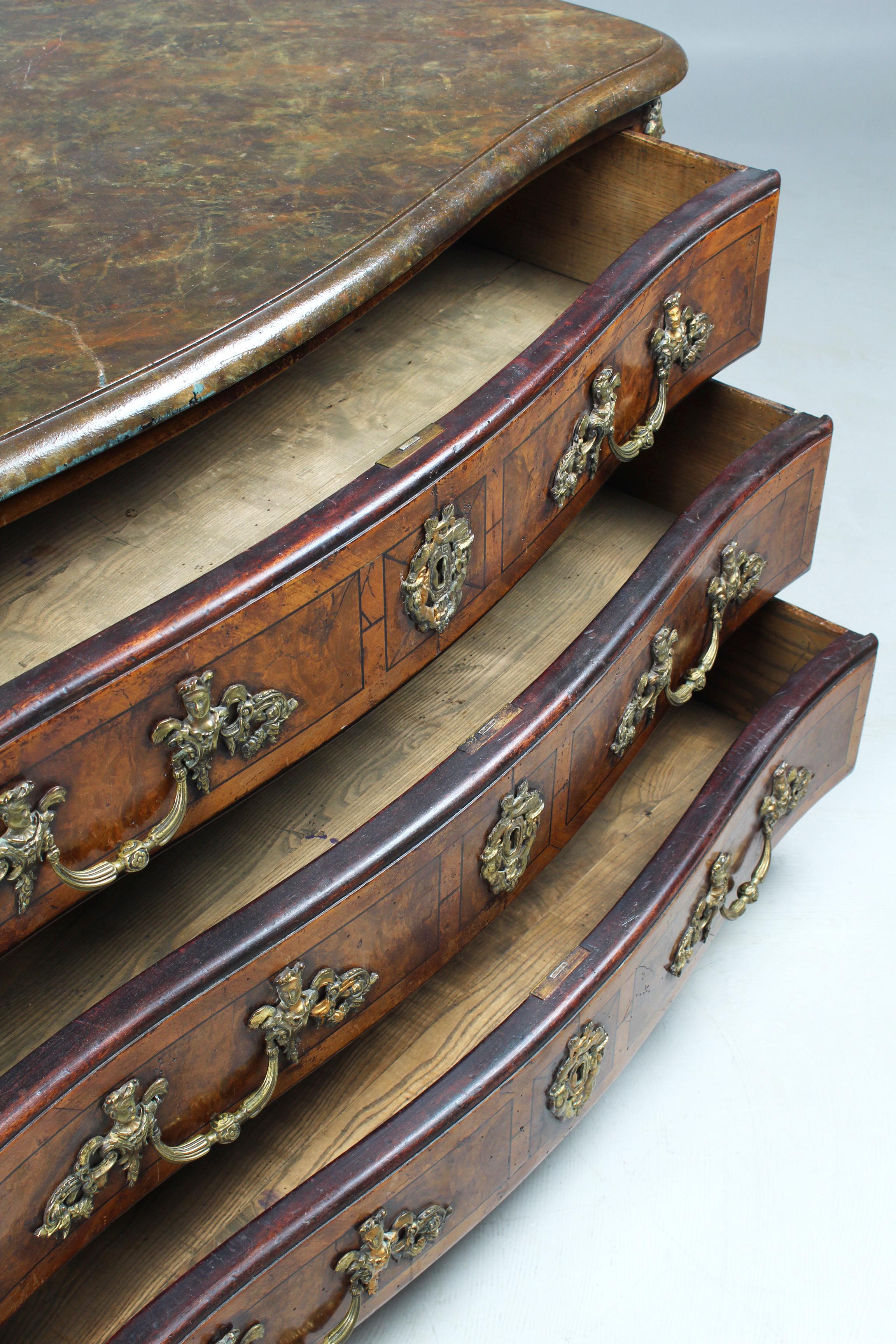Louis XV Style Chest Of Drawers, Original Condition, France, Early 20th Century 7