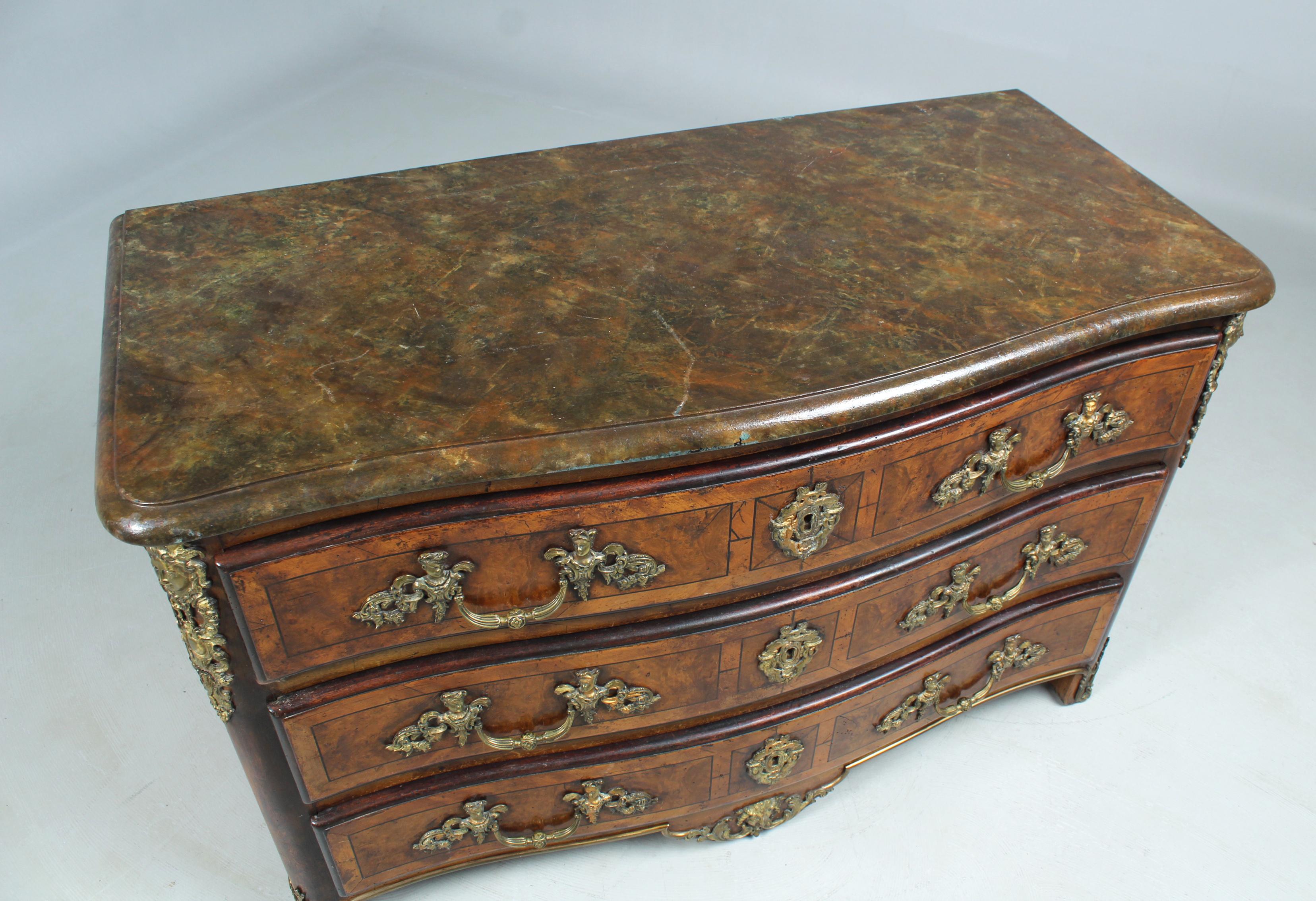 Louis XV Style Chest Of Drawers, Original Condition, France, Early 20th Century 11