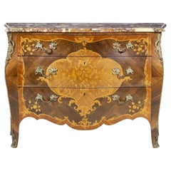 LOUIS XV STYLE CHEST OF DRAWERS Portuguese, 19th century