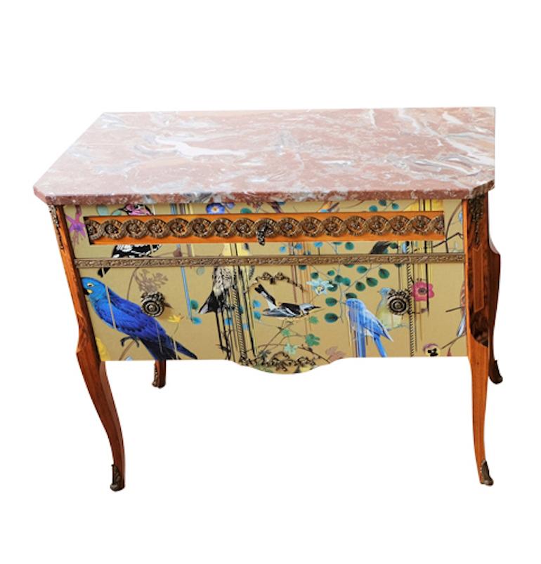 Louis XV Style Commode with Marble Top For Sale 2