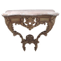 Antique Regence' Style French Wall Mount Console