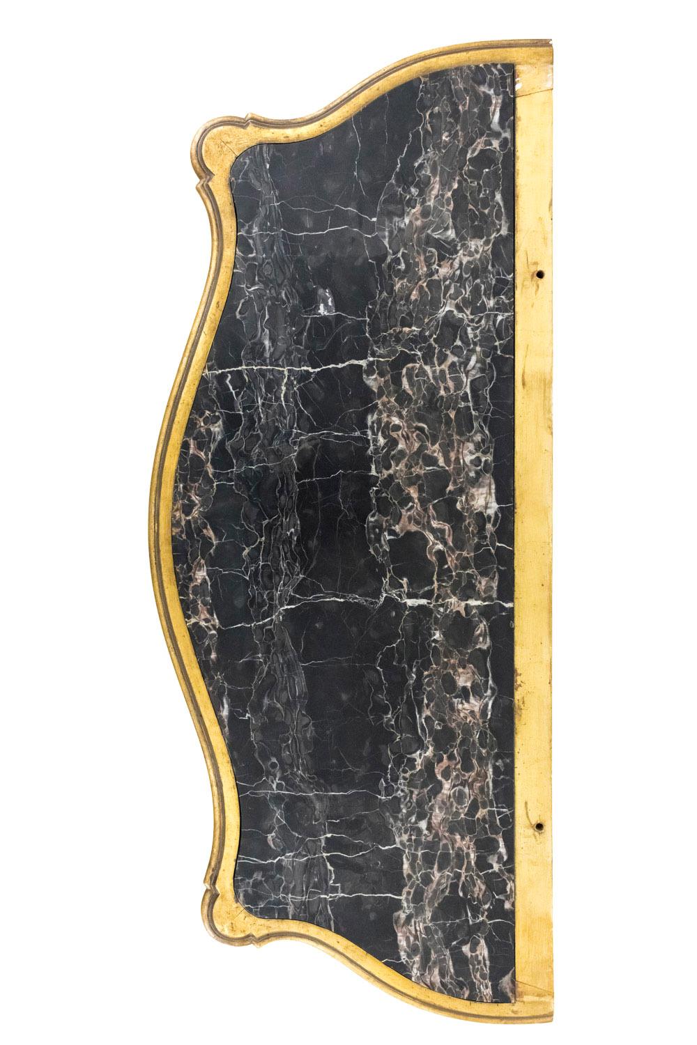 Louis XV Style Console in Grey Lacquered and Giltwood, Late 19th Century 6