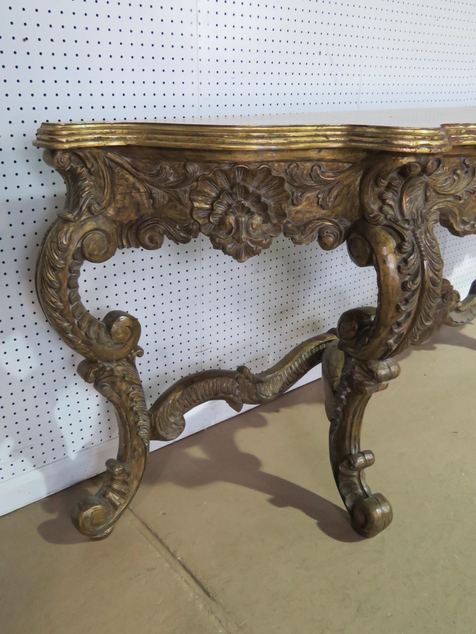 American Louis XV Style Console Table