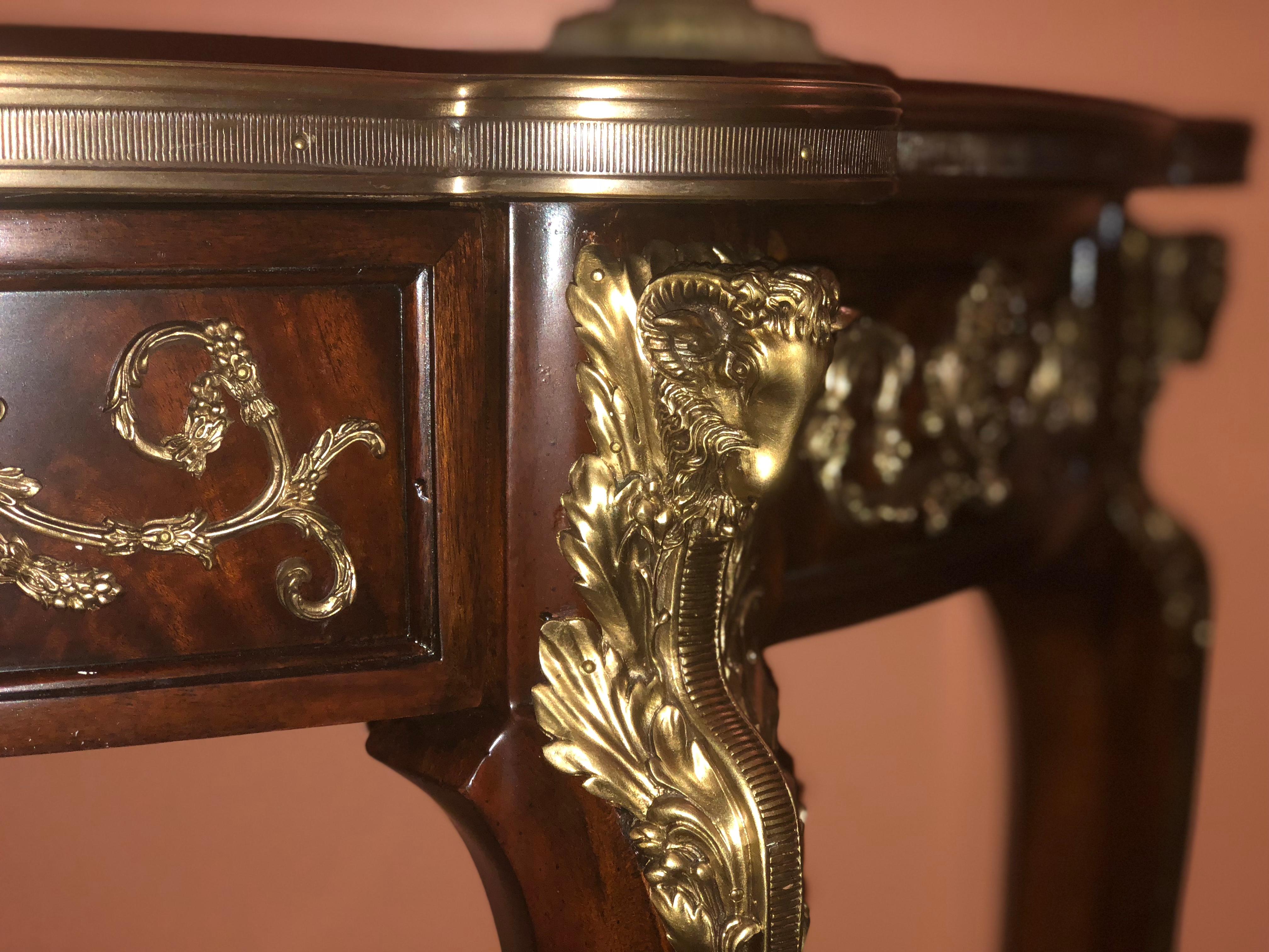 Contemporary Louis XV Style Console Table