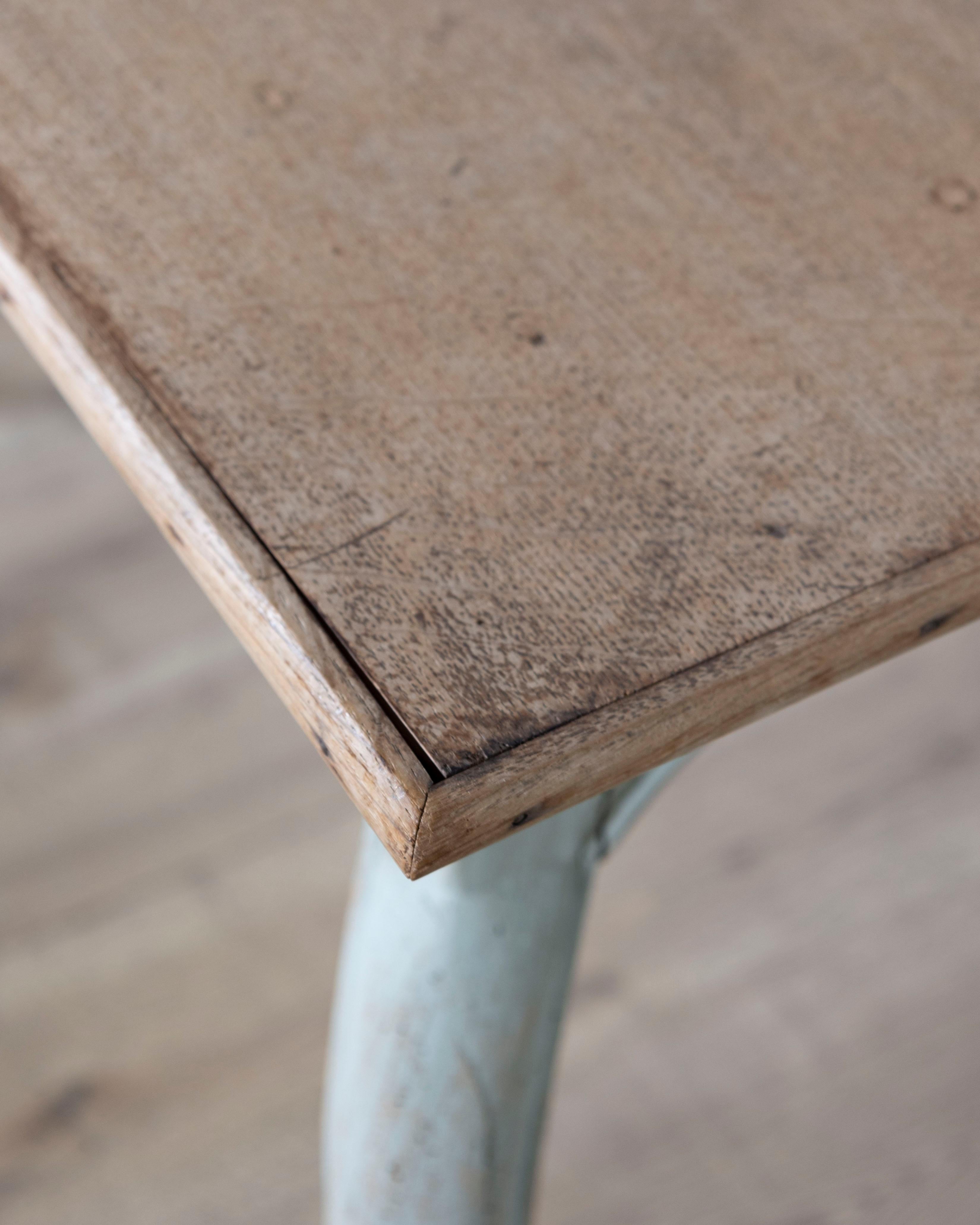 An elegant Louis XV style console table from the 19th century, this piece exudes timeless French charm. Its all-sided construction allows it to be placed freely in any space, whether against a wall or as a center table. The table features a natural