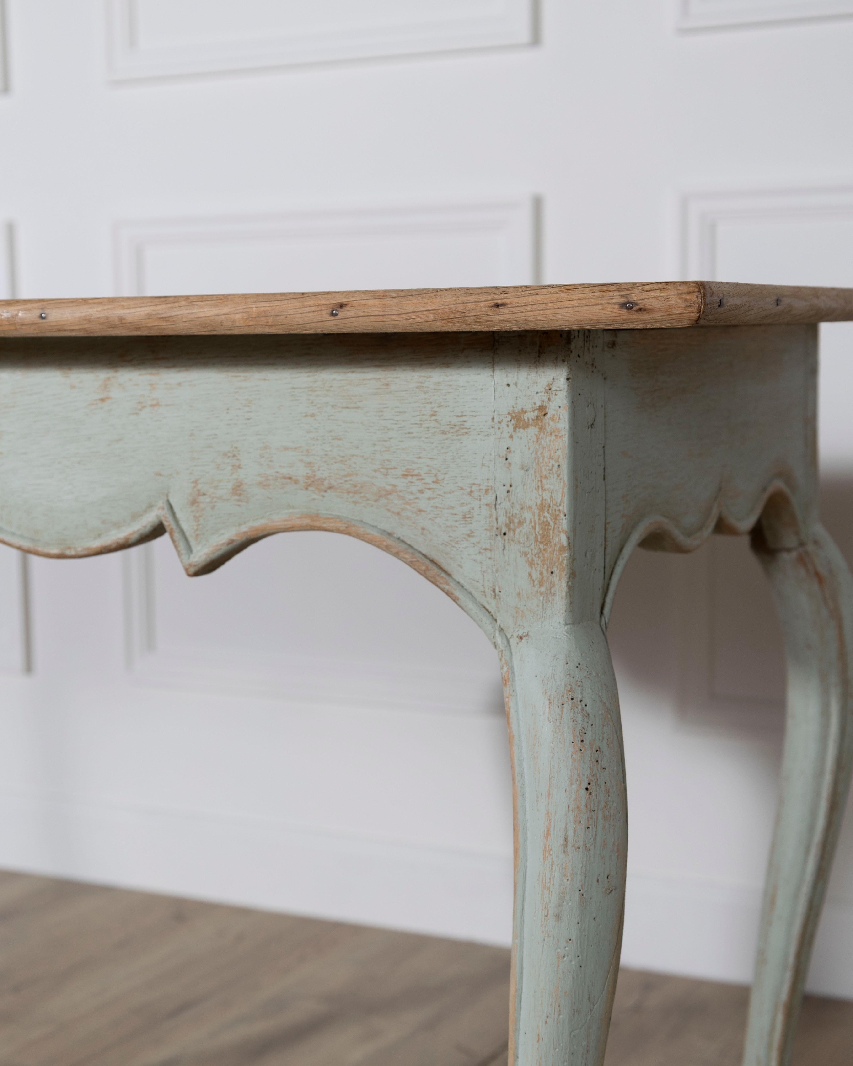 French Louis XV Style Console Table From The 19th Century For Sale