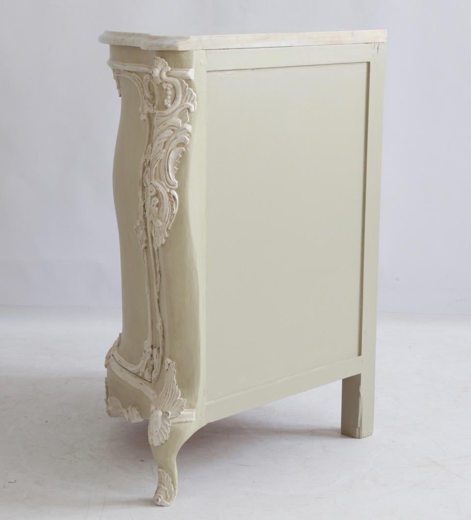 corner shelf with carrara marble made in china