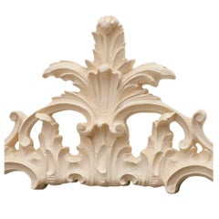 Louis XV Style Cream Lacquered Wall Mirror
