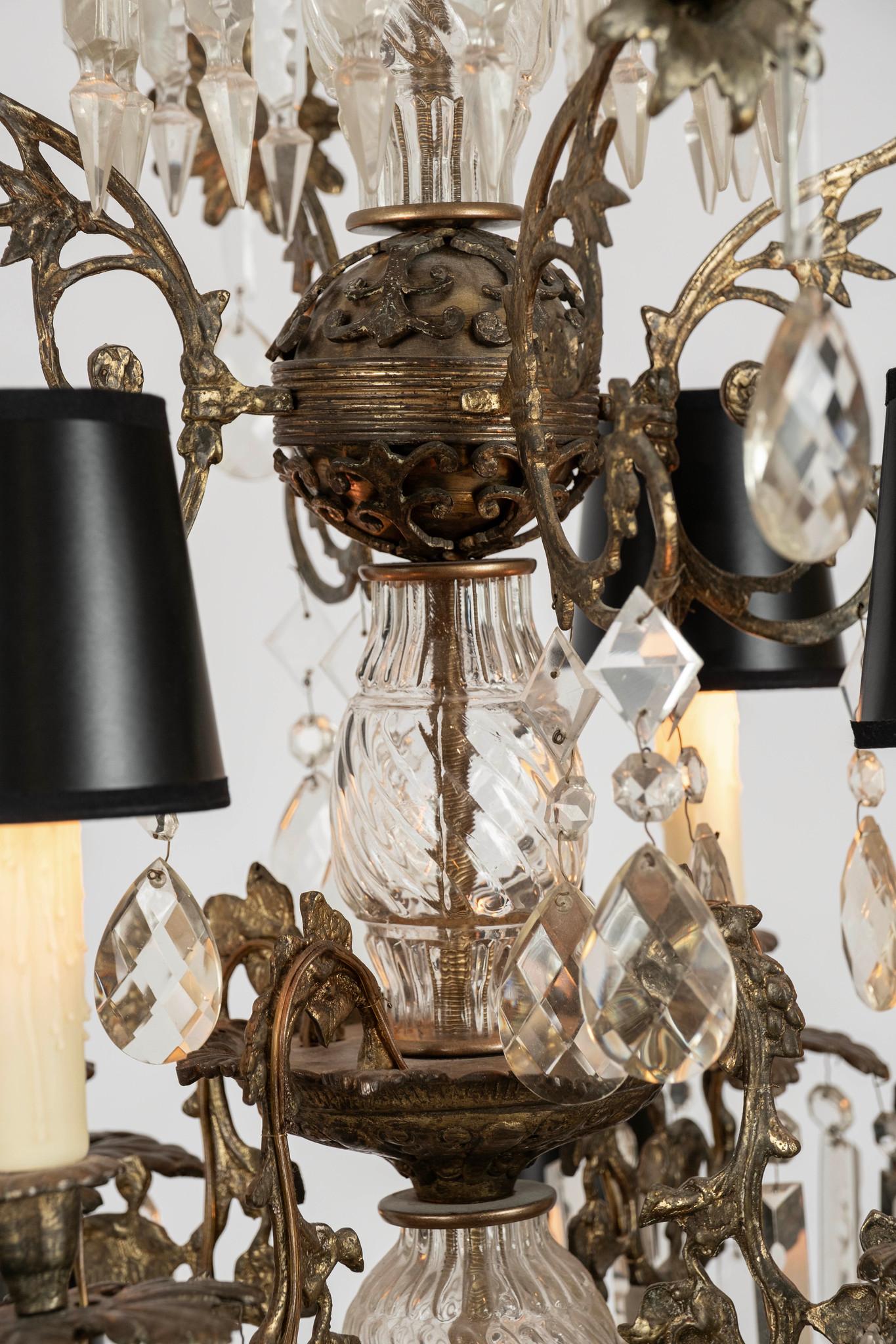 Louis XV Style Crystal Chandelier For Sale 5