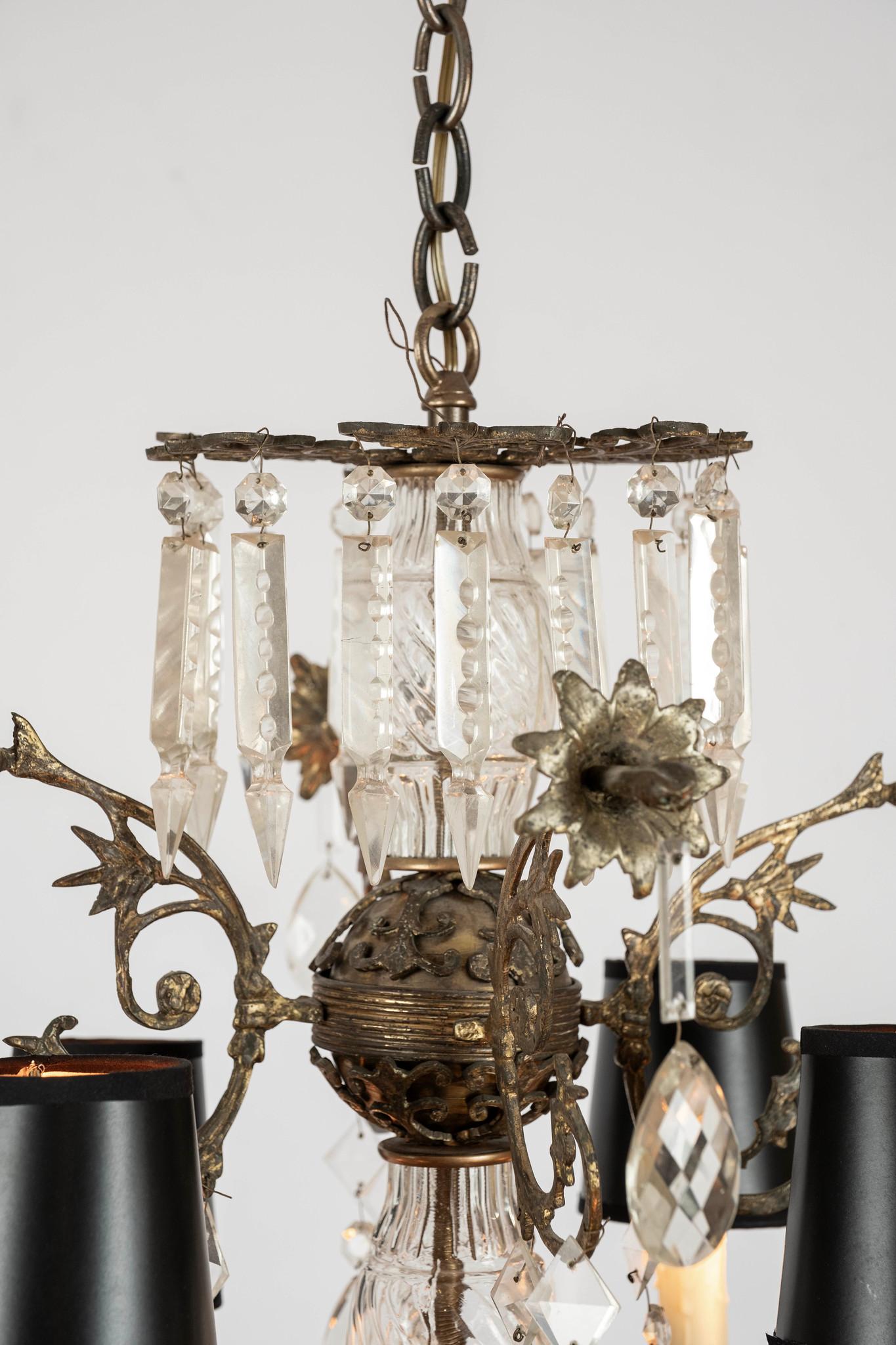 Louis XV Style Crystal Chandelier For Sale 1