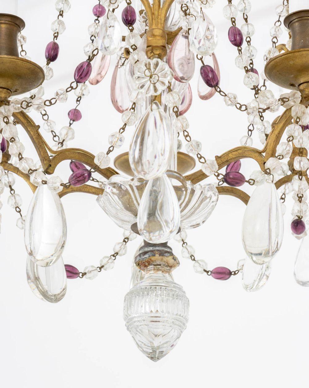 Lustre princesse en cristal de style Louis XV en vente 1