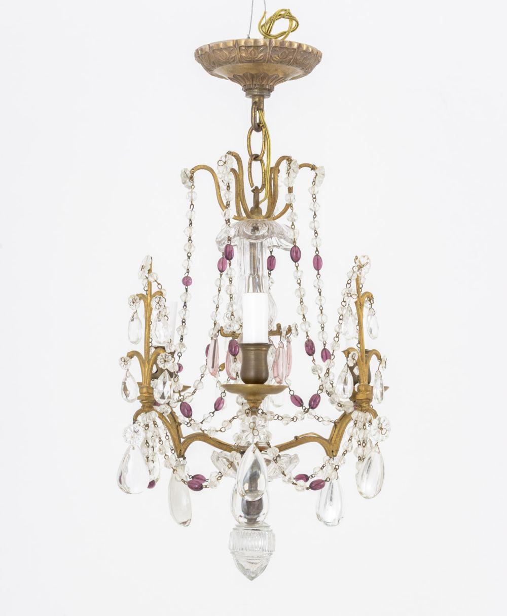 Lustre princesse en cristal de style Louis XV en vente 2