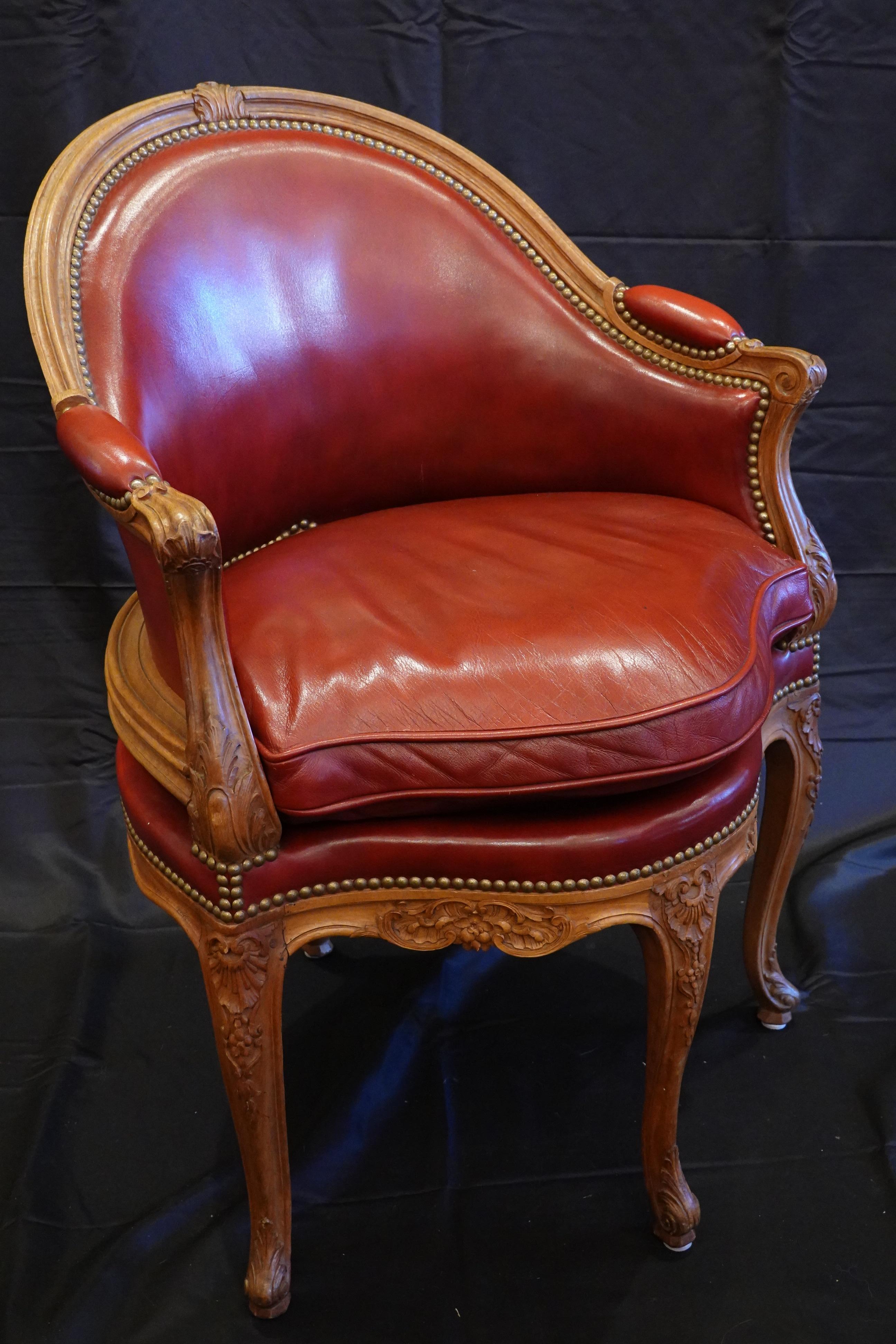 louis xv desk chair