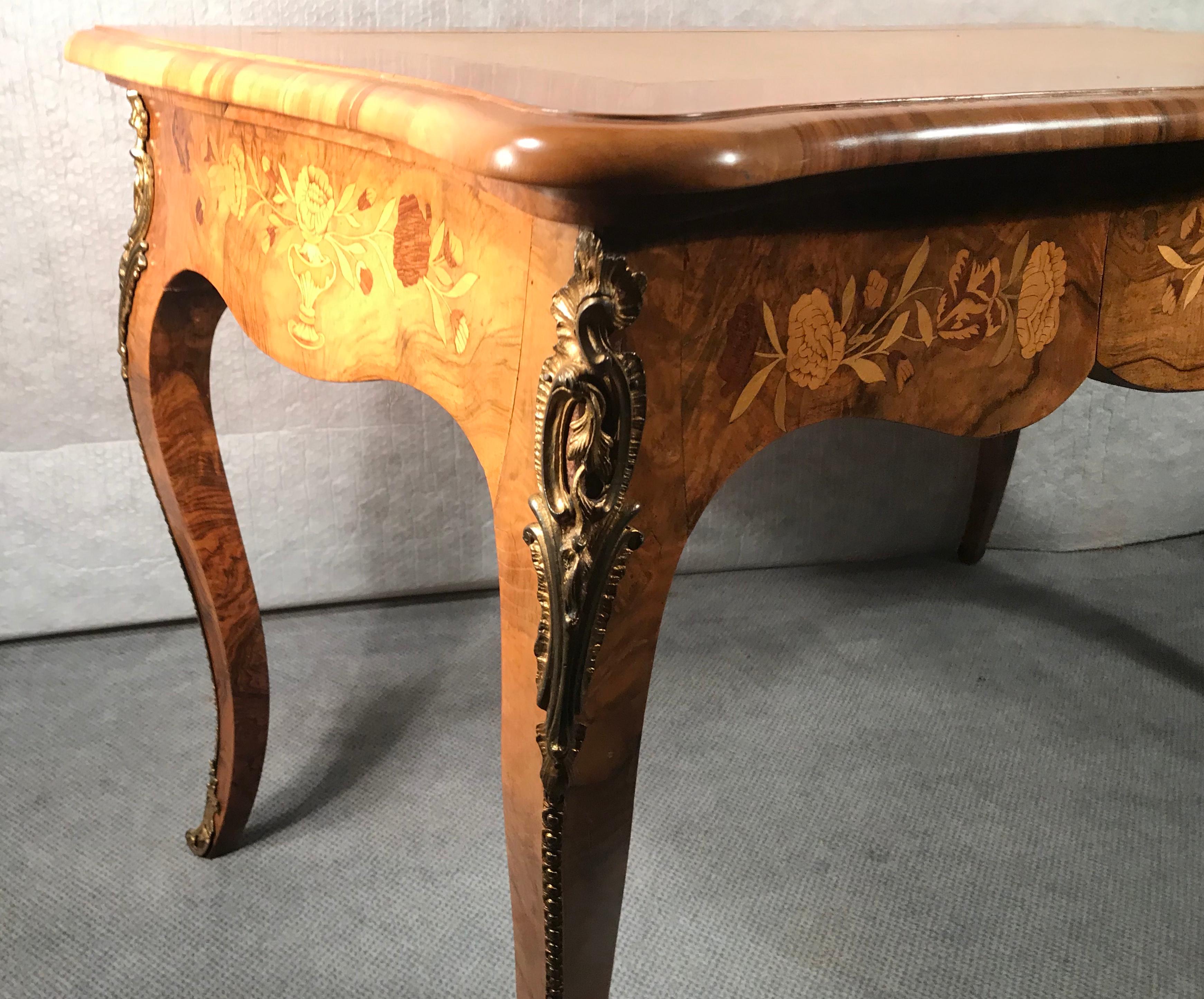 Louis XV Style Desk, France, End of the 19th Century 3