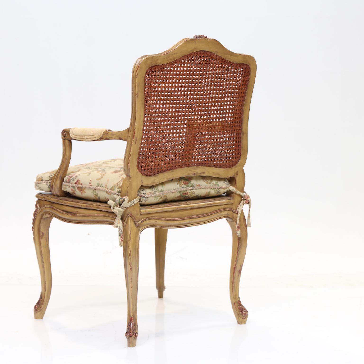 Louis XV Style Dining Chairs Set of 10 2