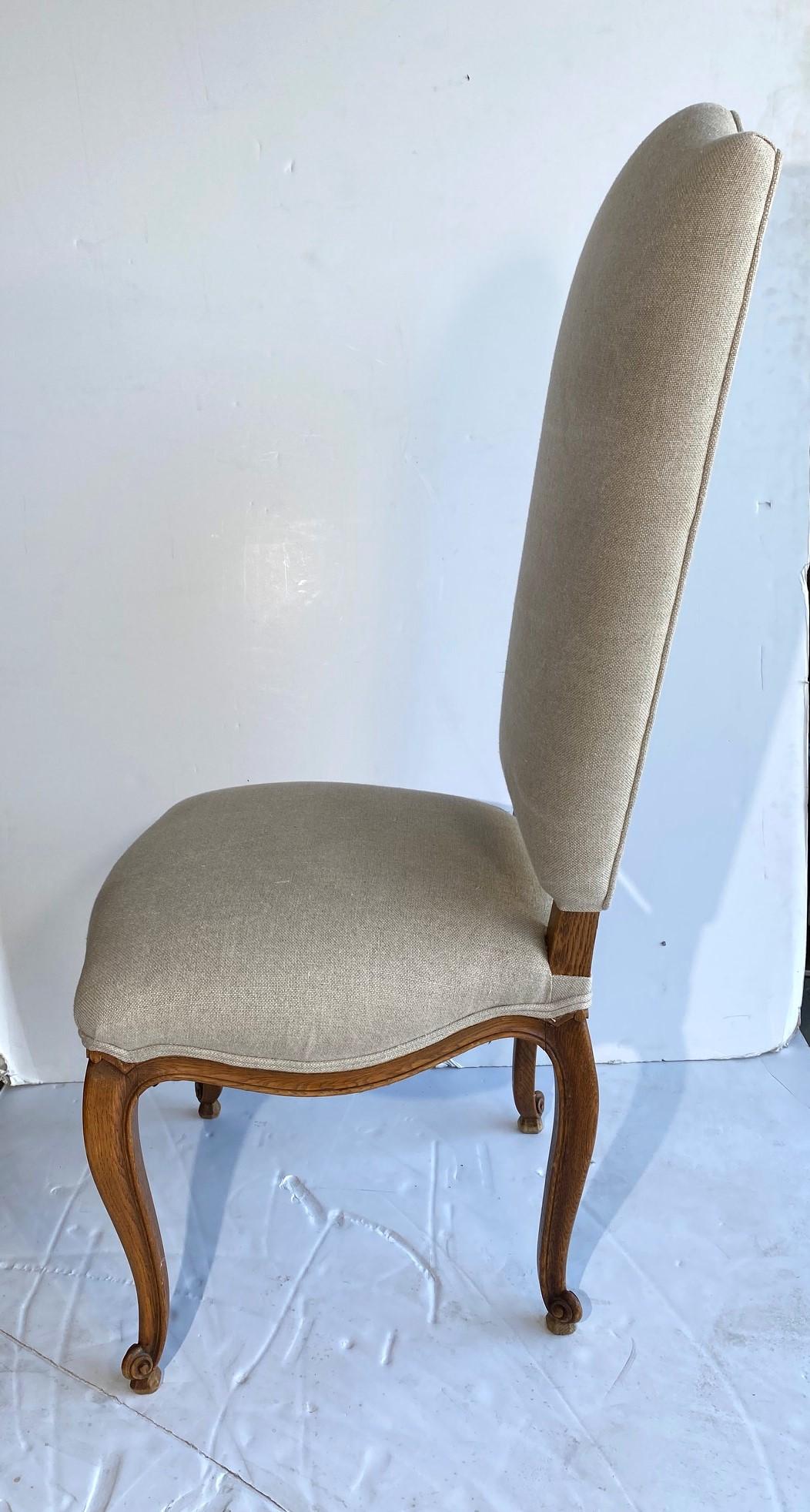 Louis XV Style Dining Chairs Set of 6 In Good Condition For Sale In Pomona, CA