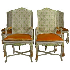 Louis XV Style Dining Chairs Set of 8