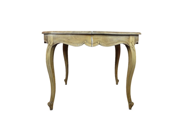 Wood Louis XV Style Dining Table For Sale
