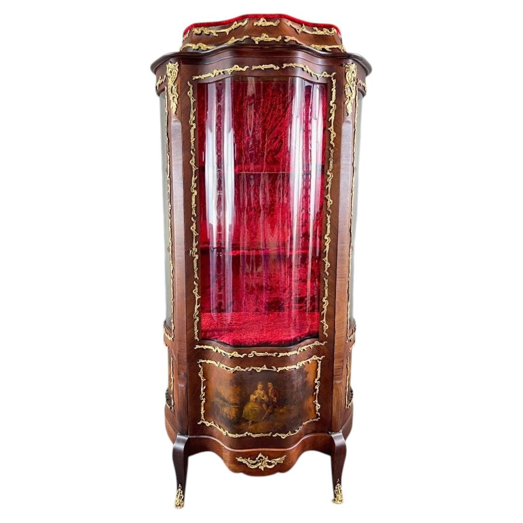 Louis XV Style Display Cabinet, 19th Century