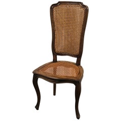 Louis XV Style Double Caned High Back Side Chair