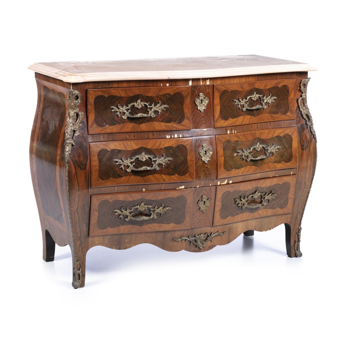 Hand-Crafted Louis XV Style Dresser Early 20th Century Super Price