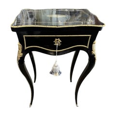 Poudreuse ébénisée de style Louis XV