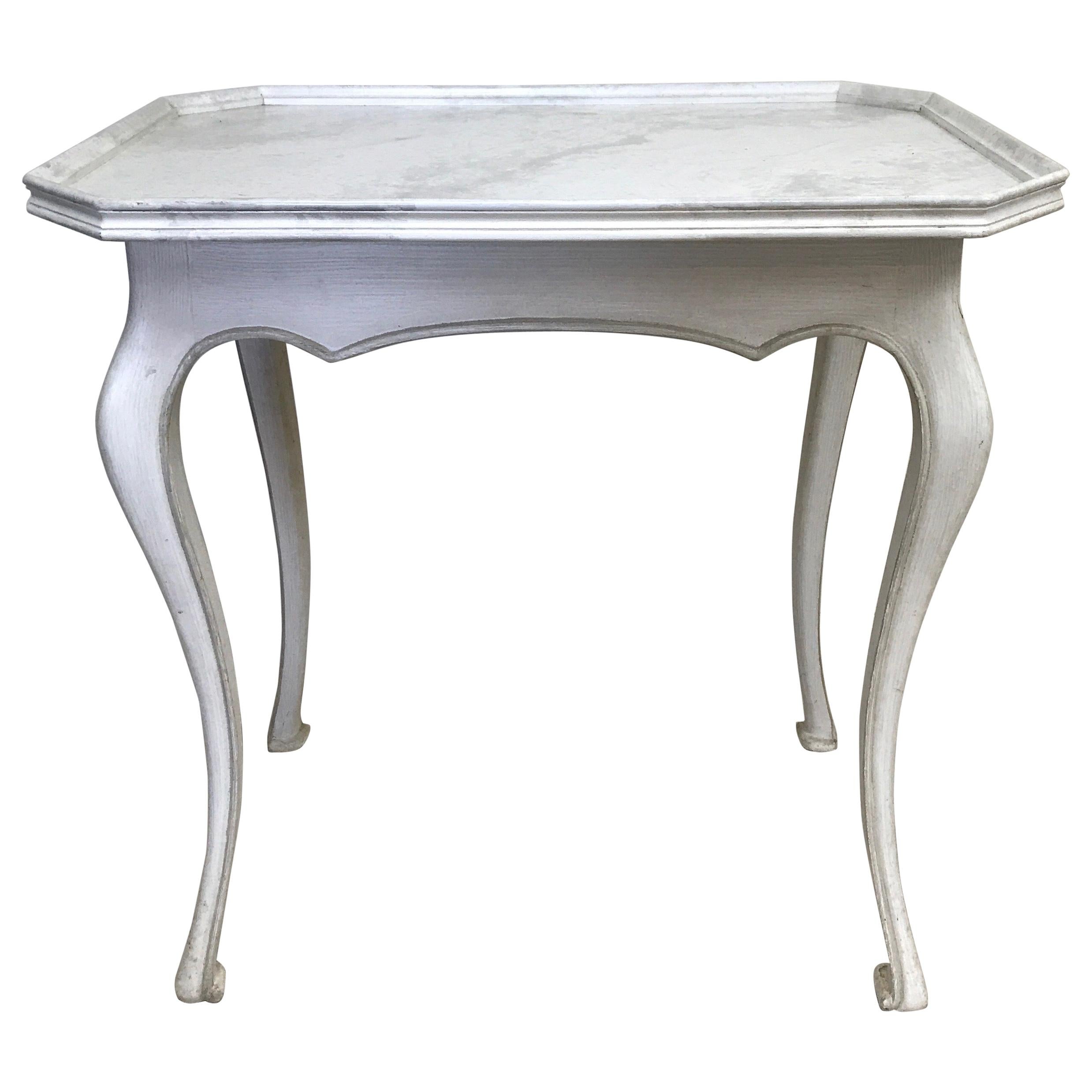 Louis XV Style Faux Painted Side Table