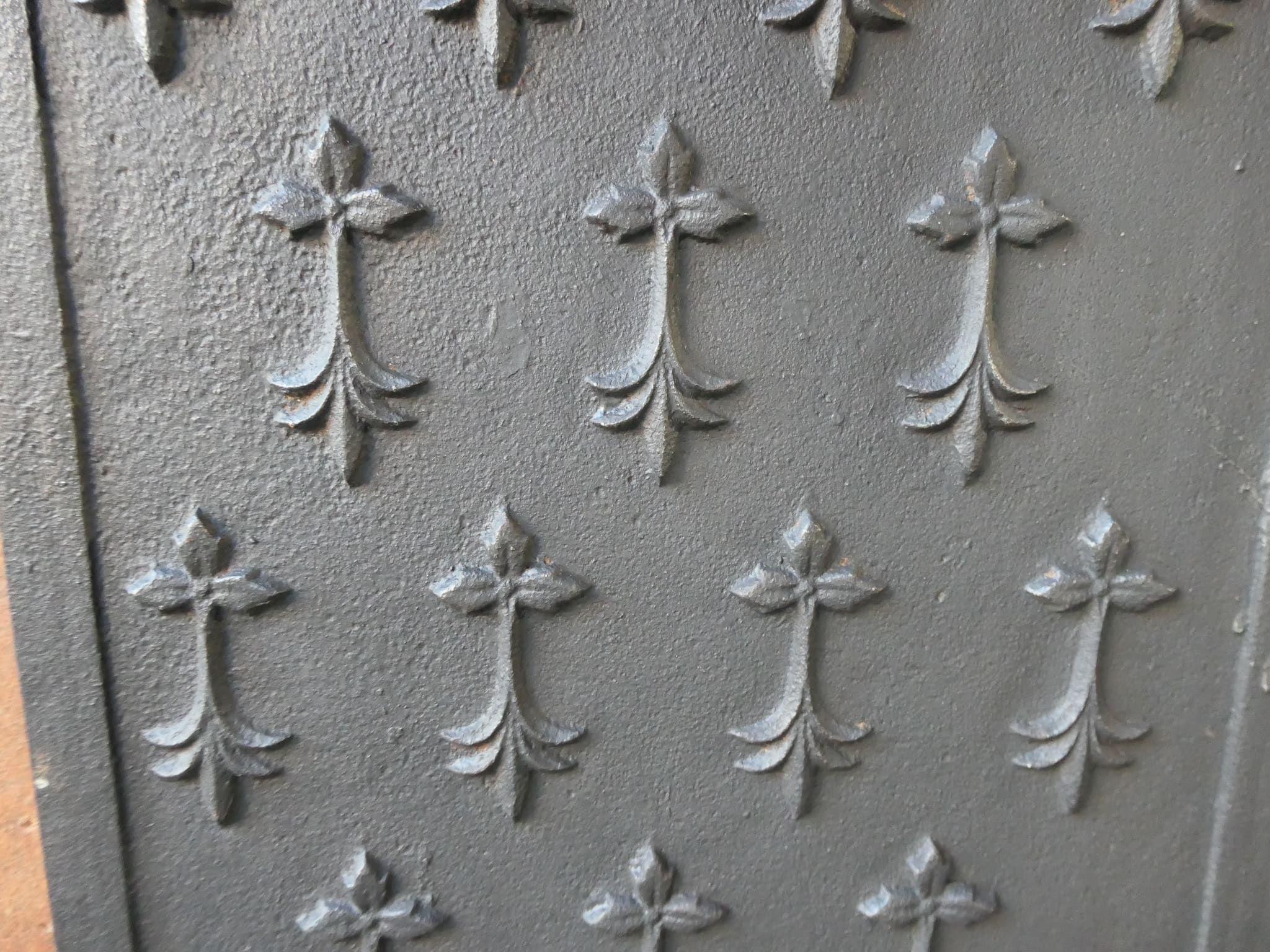 Louis XV Style Fireback / Backsplash, 20th Century For Sale 1