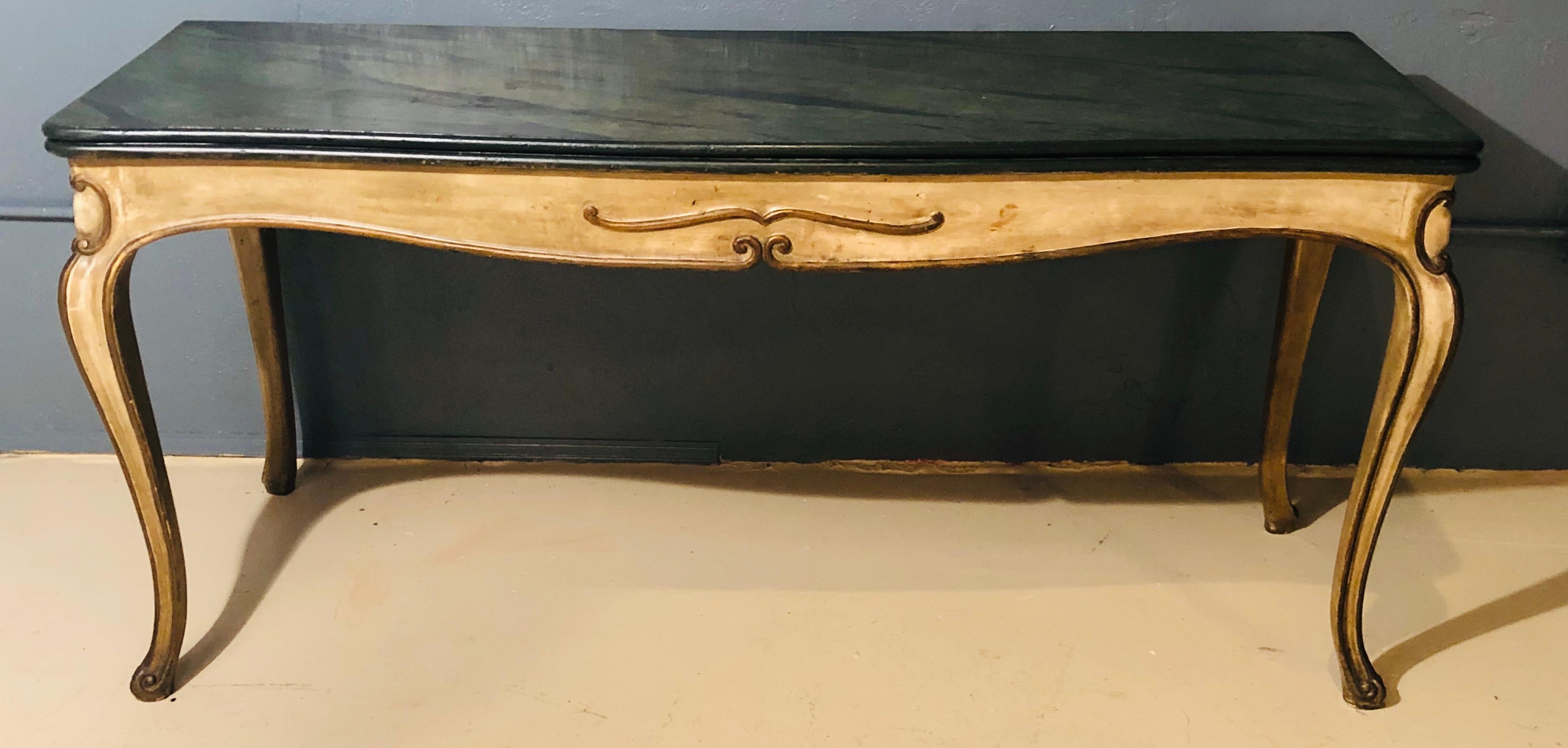 flip top console table
