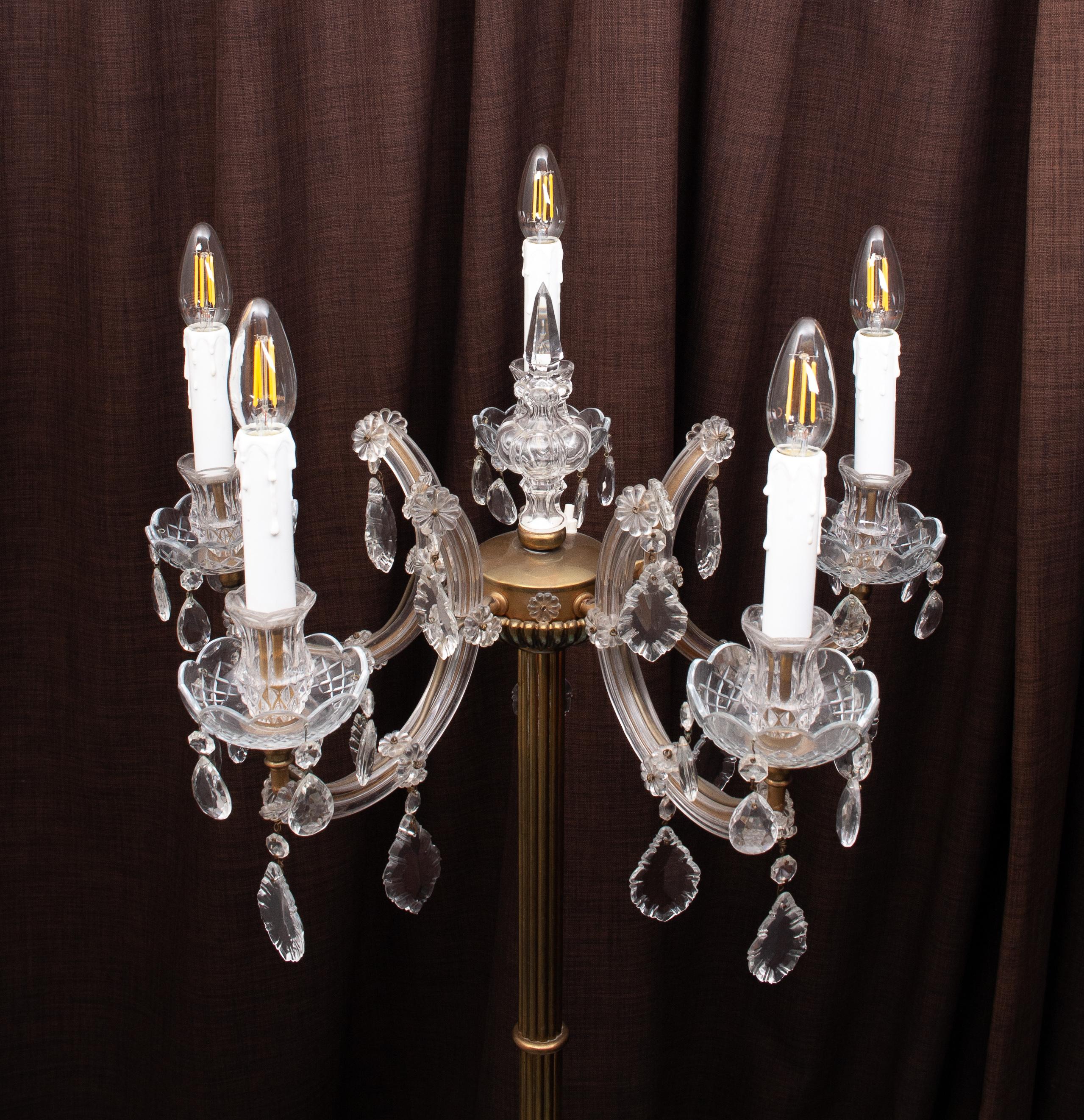 Stehlampe im Louis-XV-Stil, 1960er Jahre, Frankreich (Mitte des 20. Jahrhunderts) im Angebot