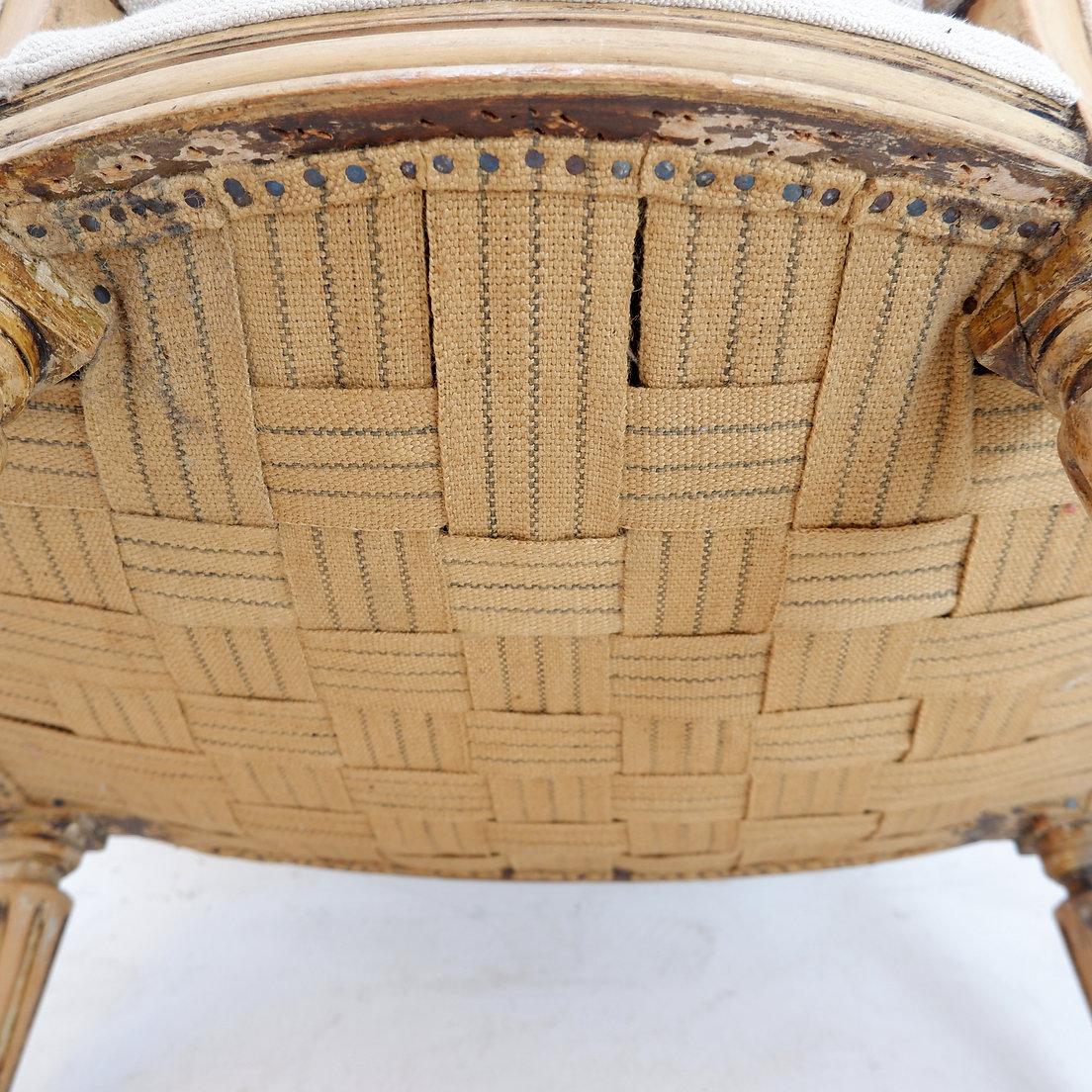 Bois Bergère française à ailes de style Louis XV - 20ème en vente