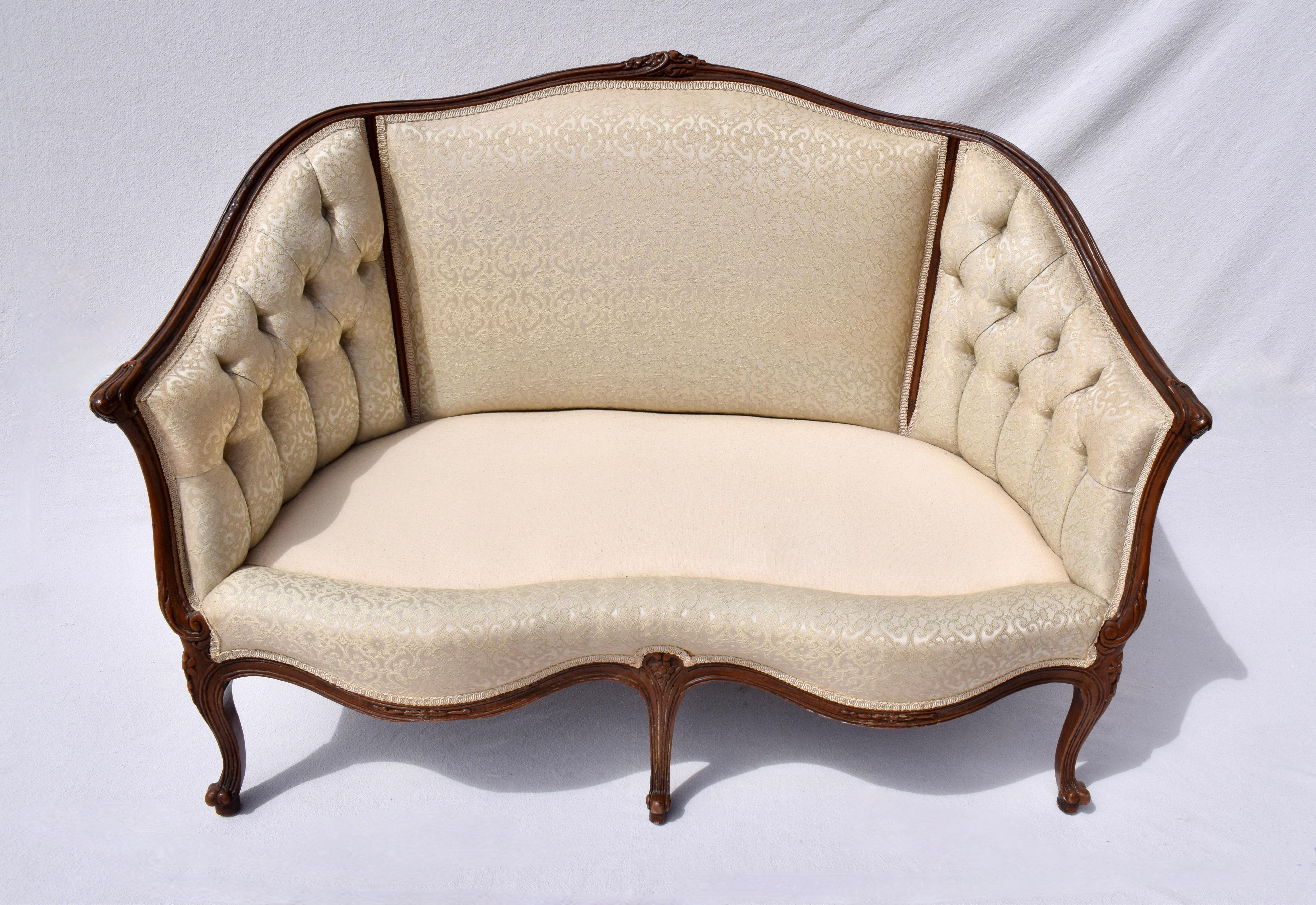 Louis XV Style French Canape Loveseat For Sale 3
