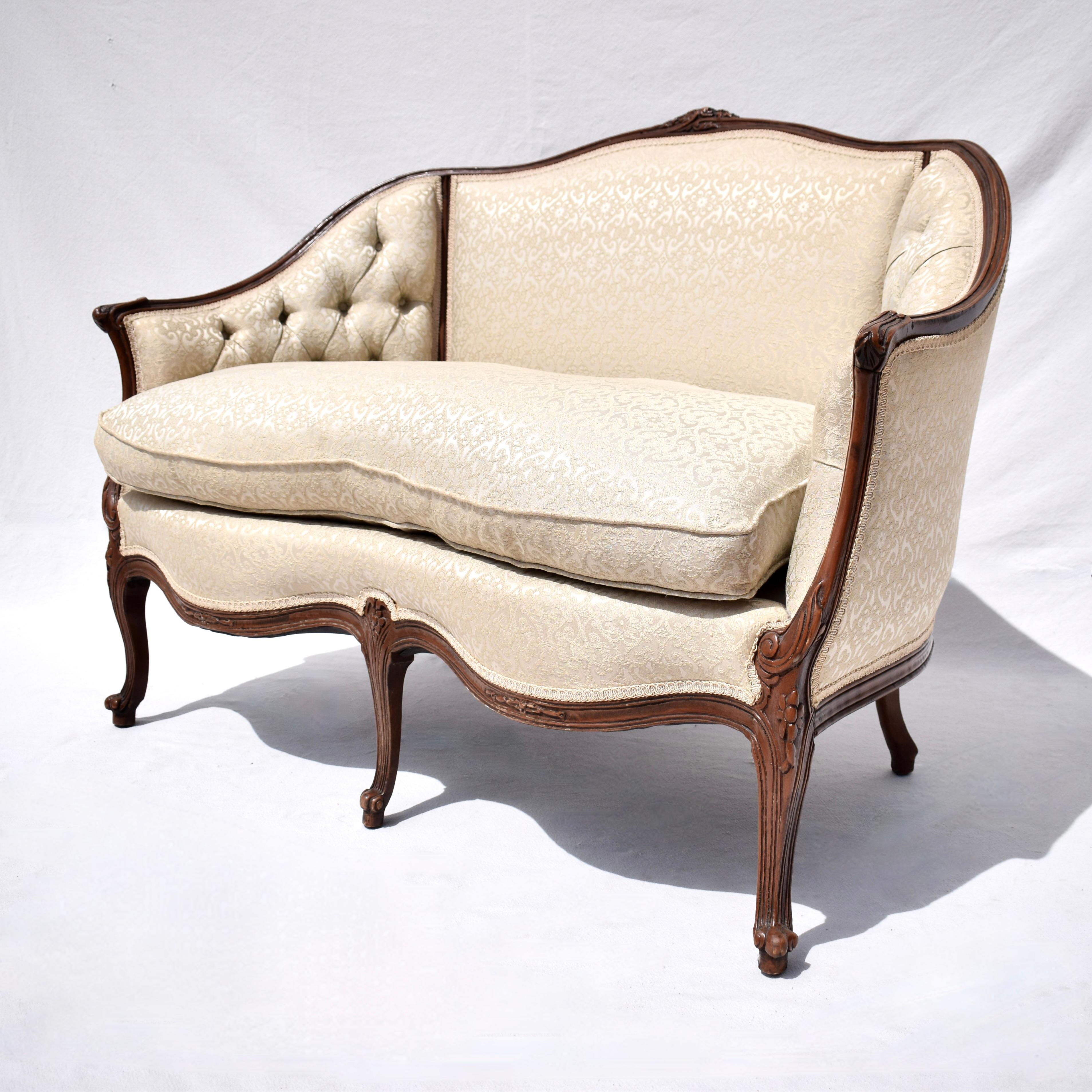 Louis XV Style French Canape Loveseat For Sale 4