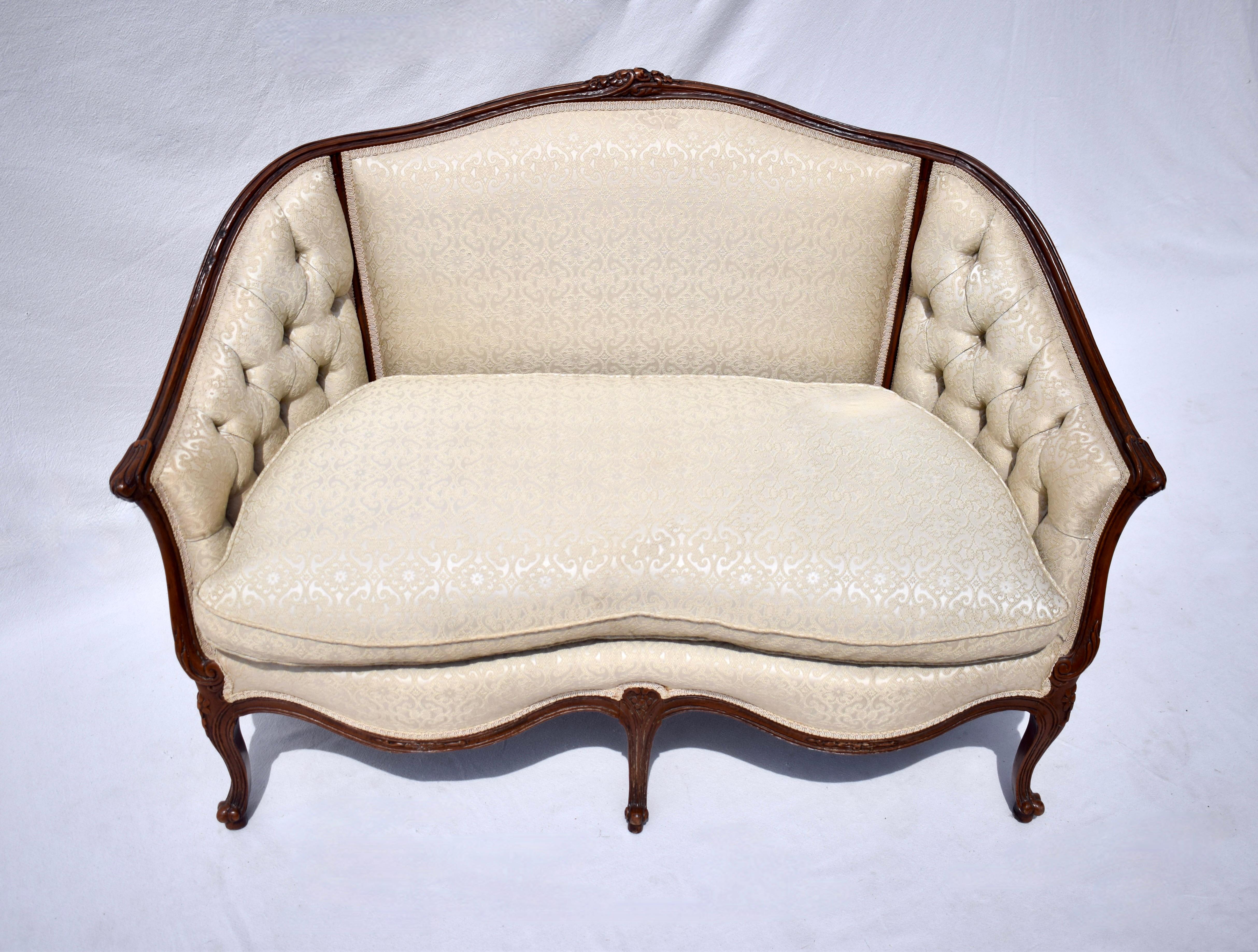 Louis XV Style French Canape Loveseat For Sale 5