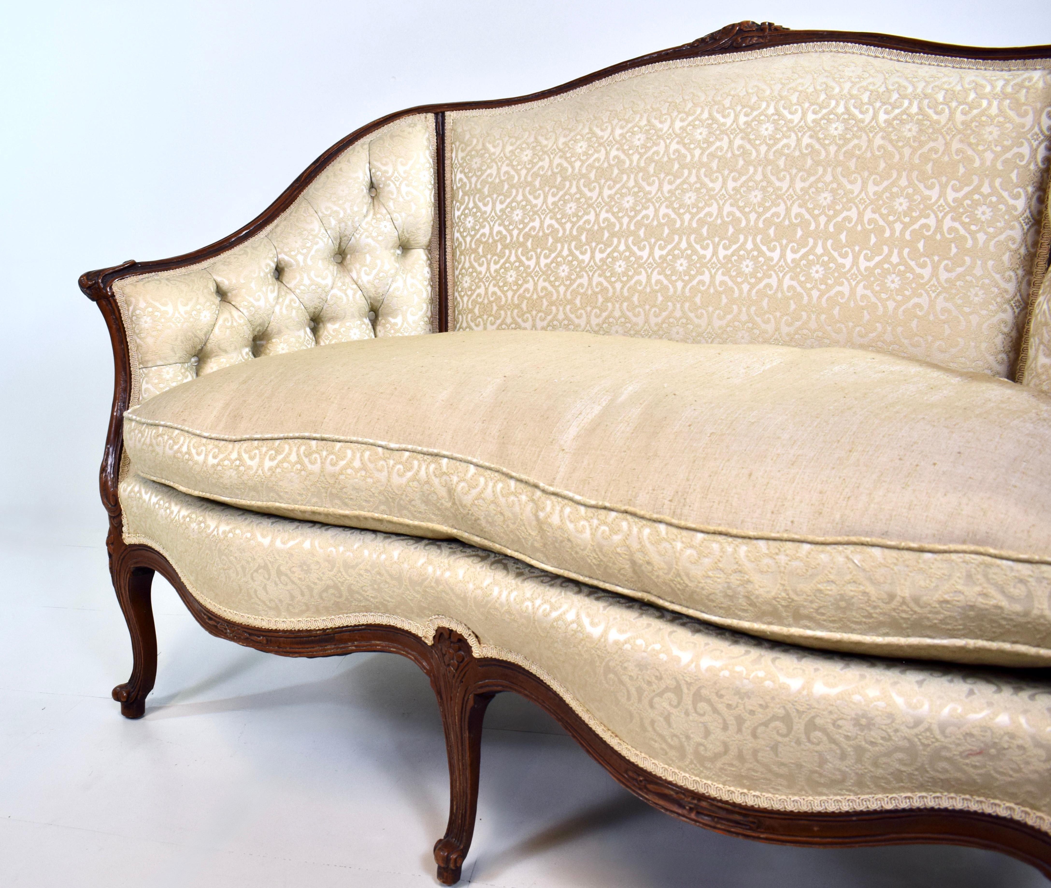 Luigi XV Louis XV Style French Canape Loveseat in vendita