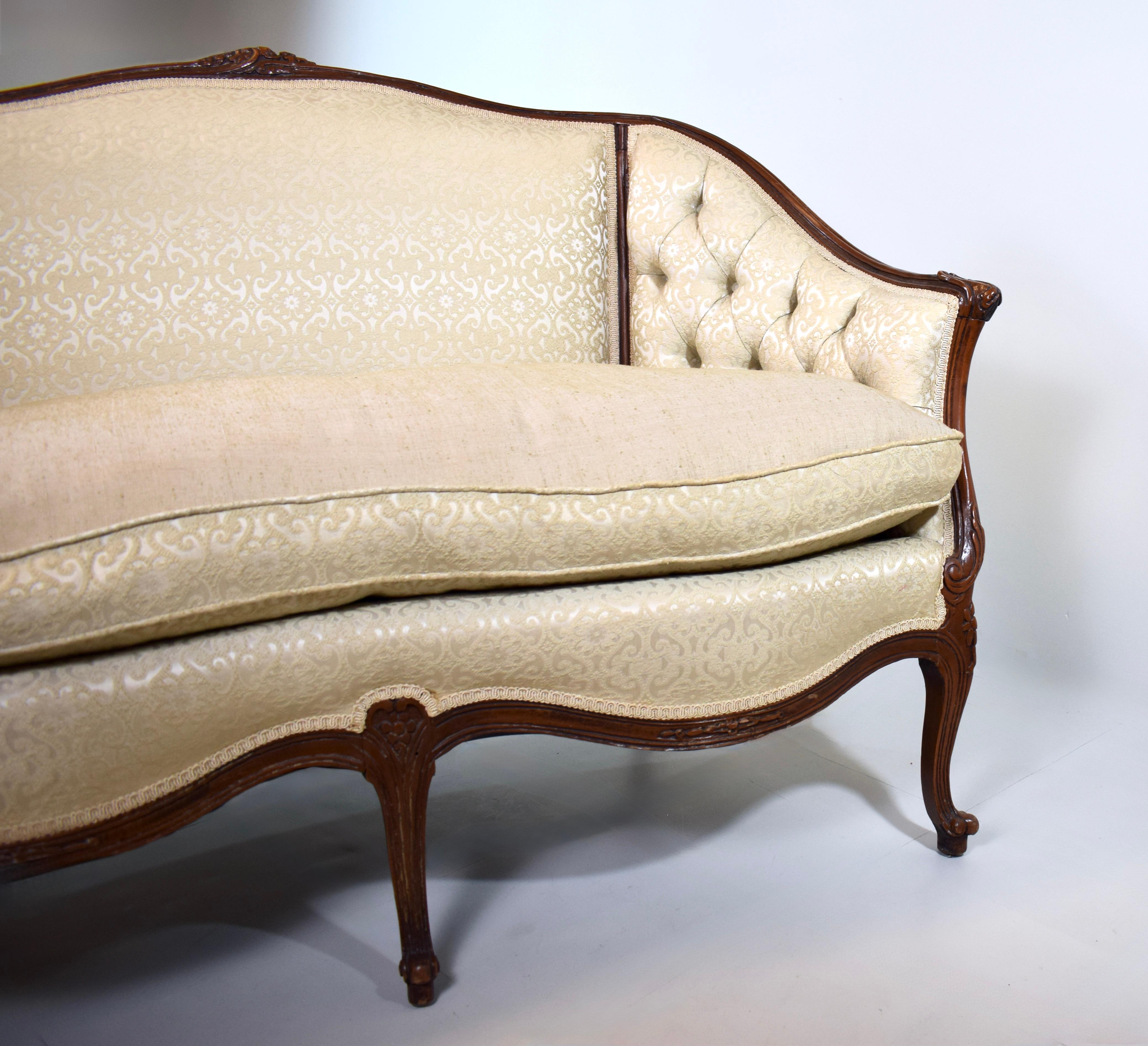 Louis XV Style French Canape Loveseat in vendita 4