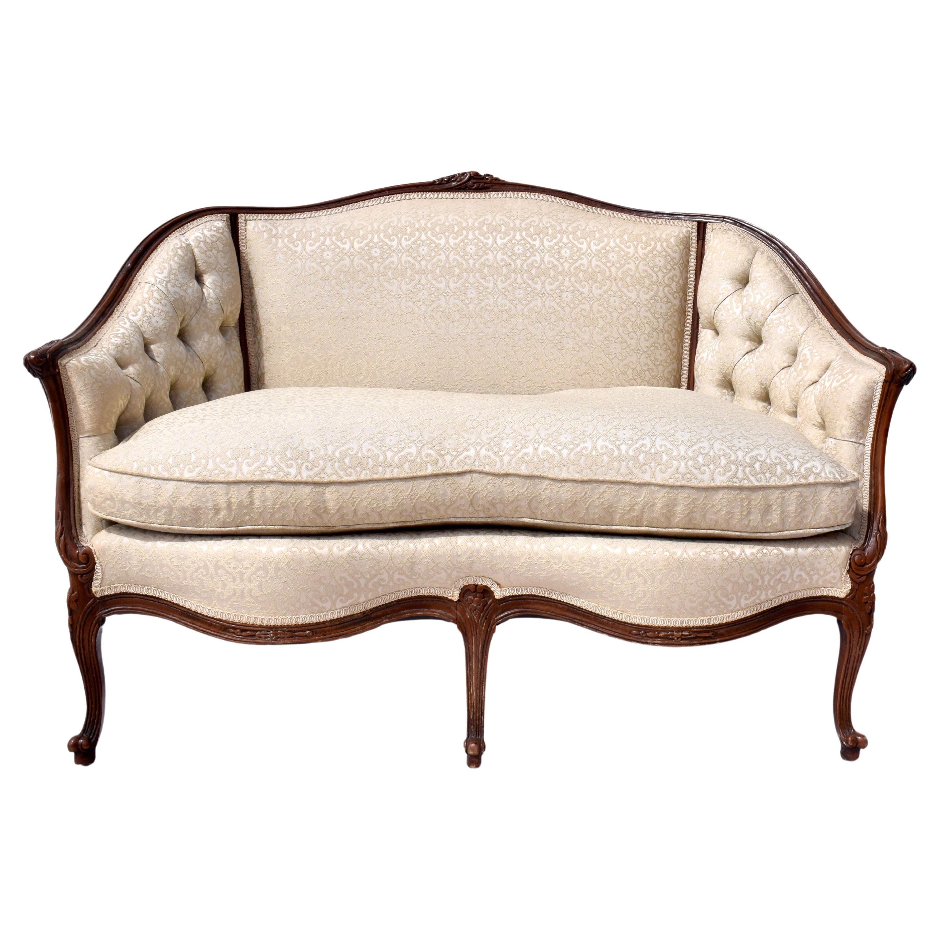 Louis XV Style French Canape Loveseat For Sale