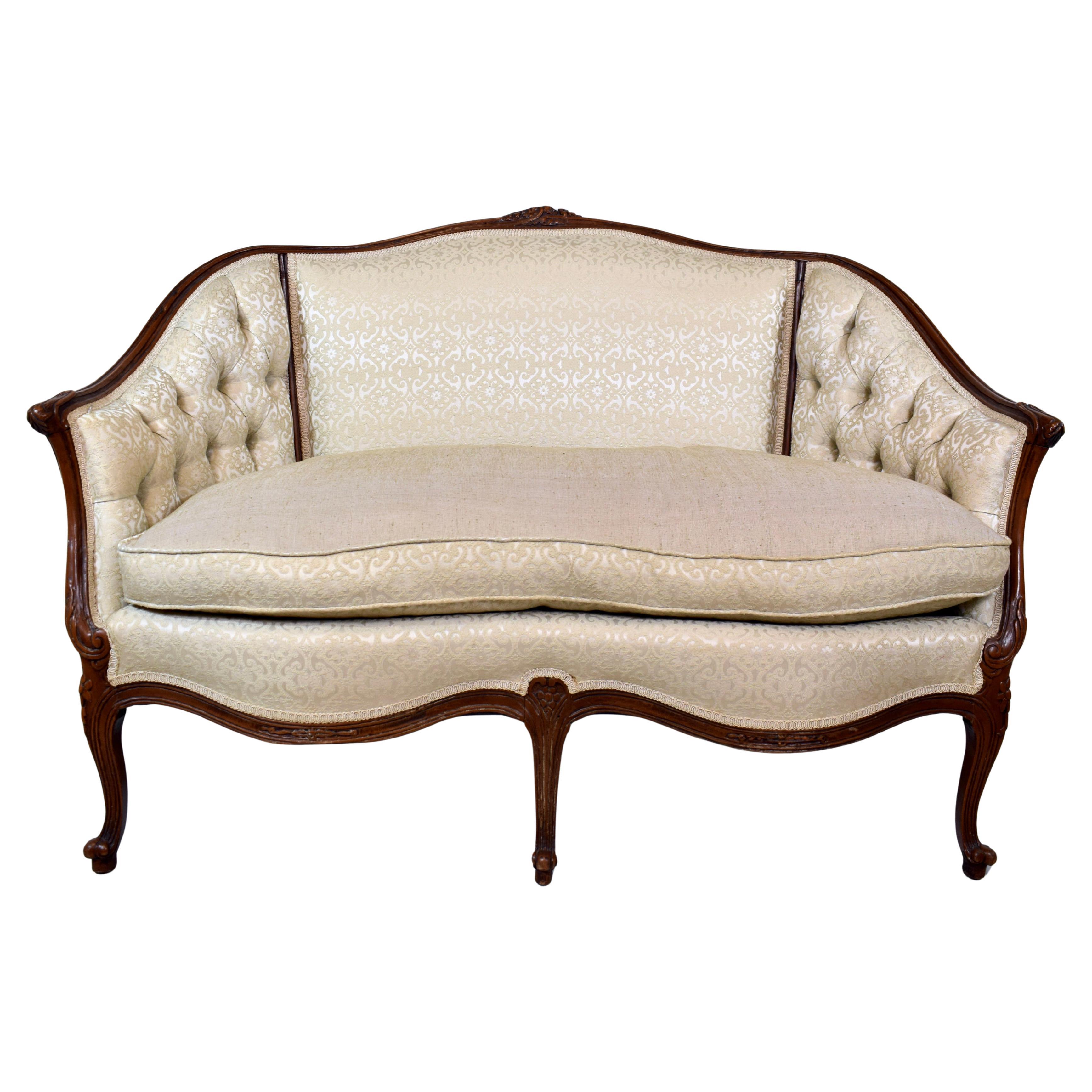 Louis XV Style French Canape Loveseat