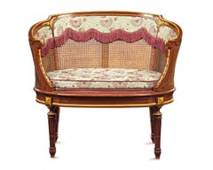 Louis XV Style French Caned Settees