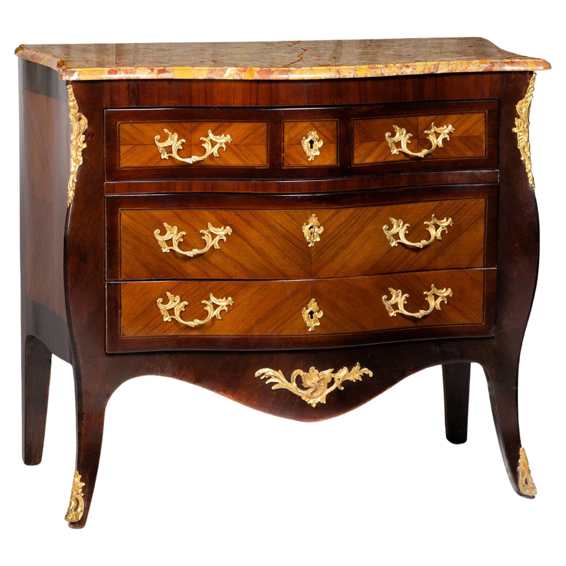Louis XV Style French Chest of Drawers, 20th Century